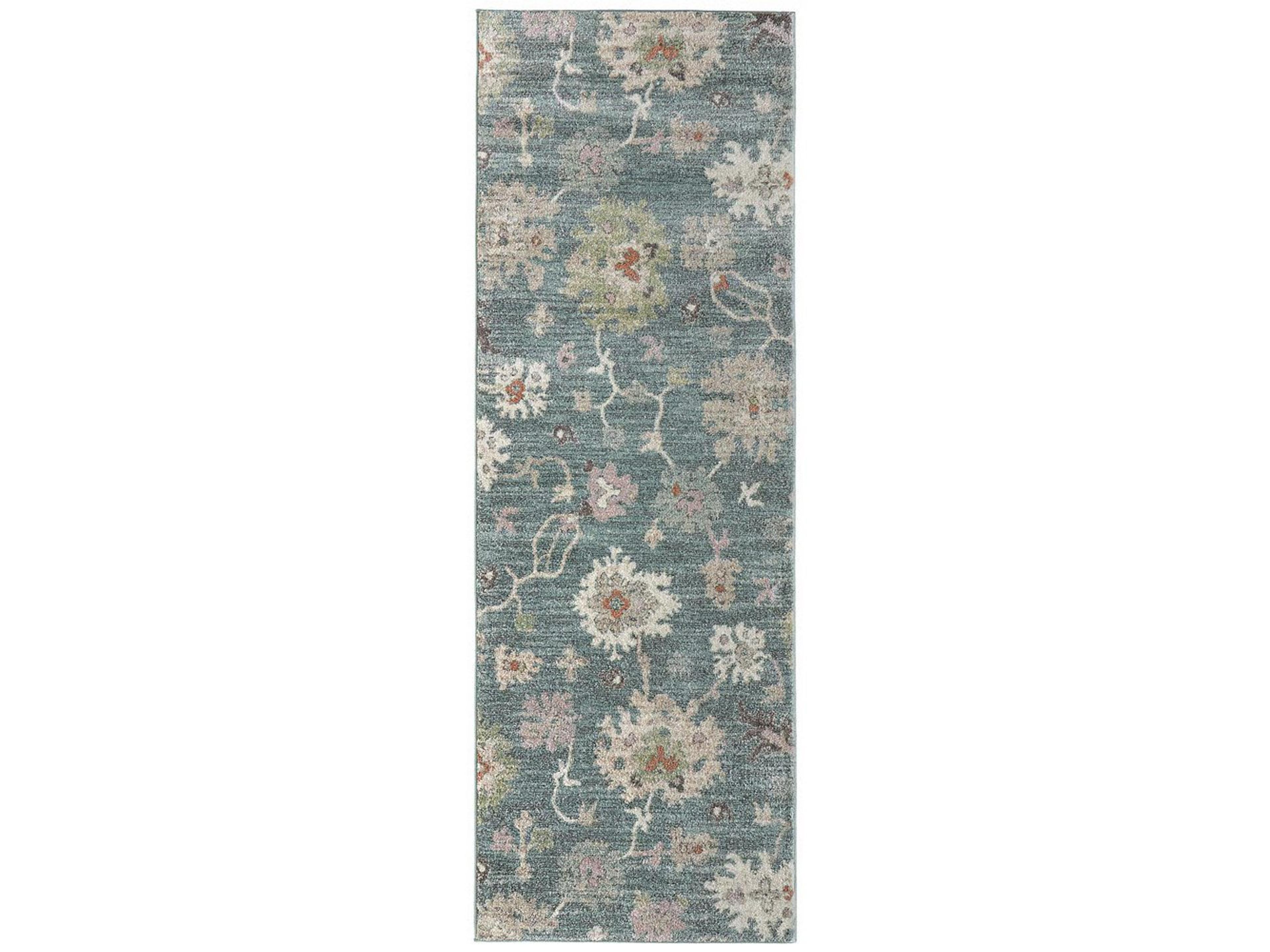 Dartmouth Floral Runner Area Rug