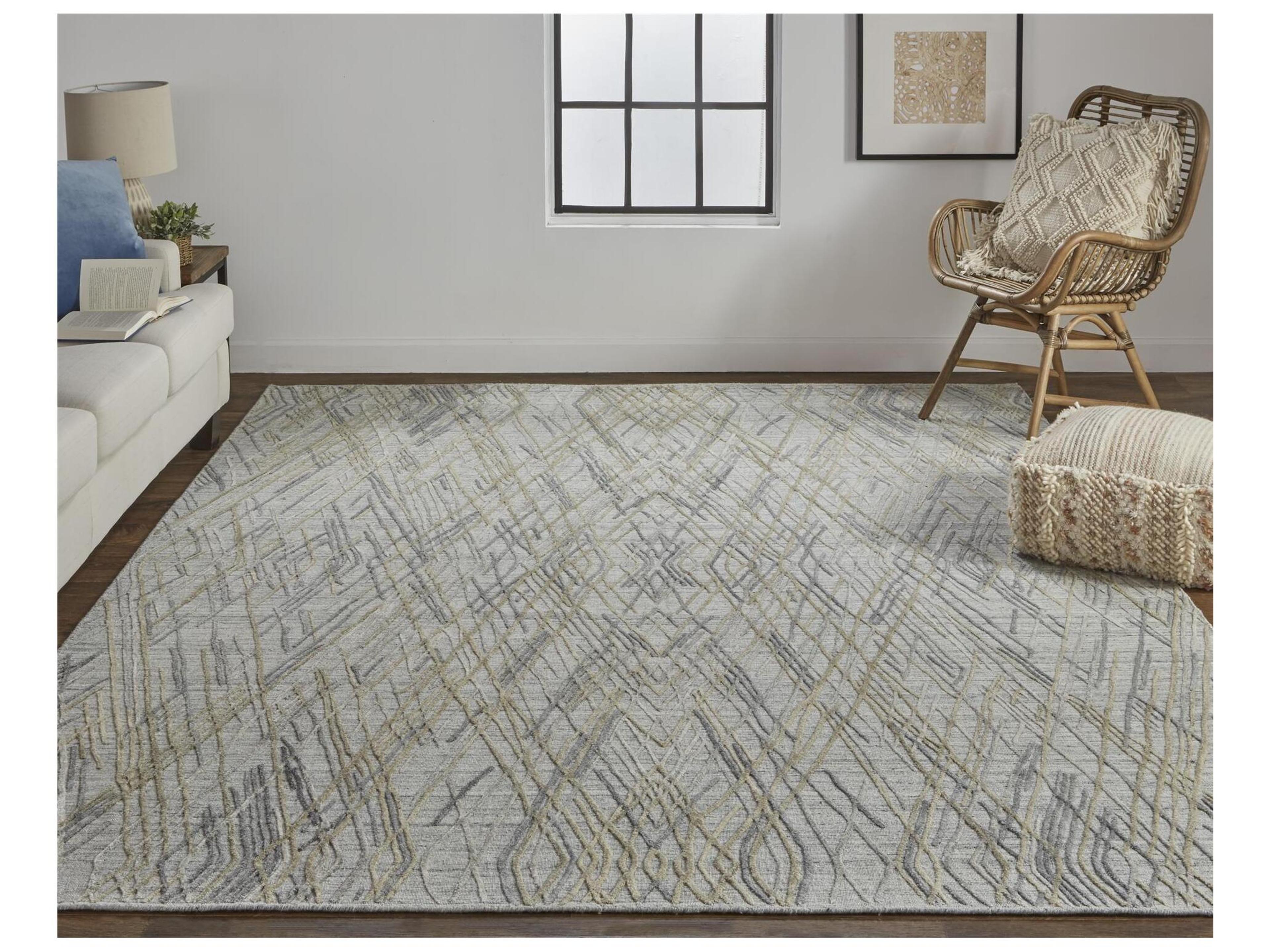 Feizy Rugs Elias Abstract Runner Area Rug