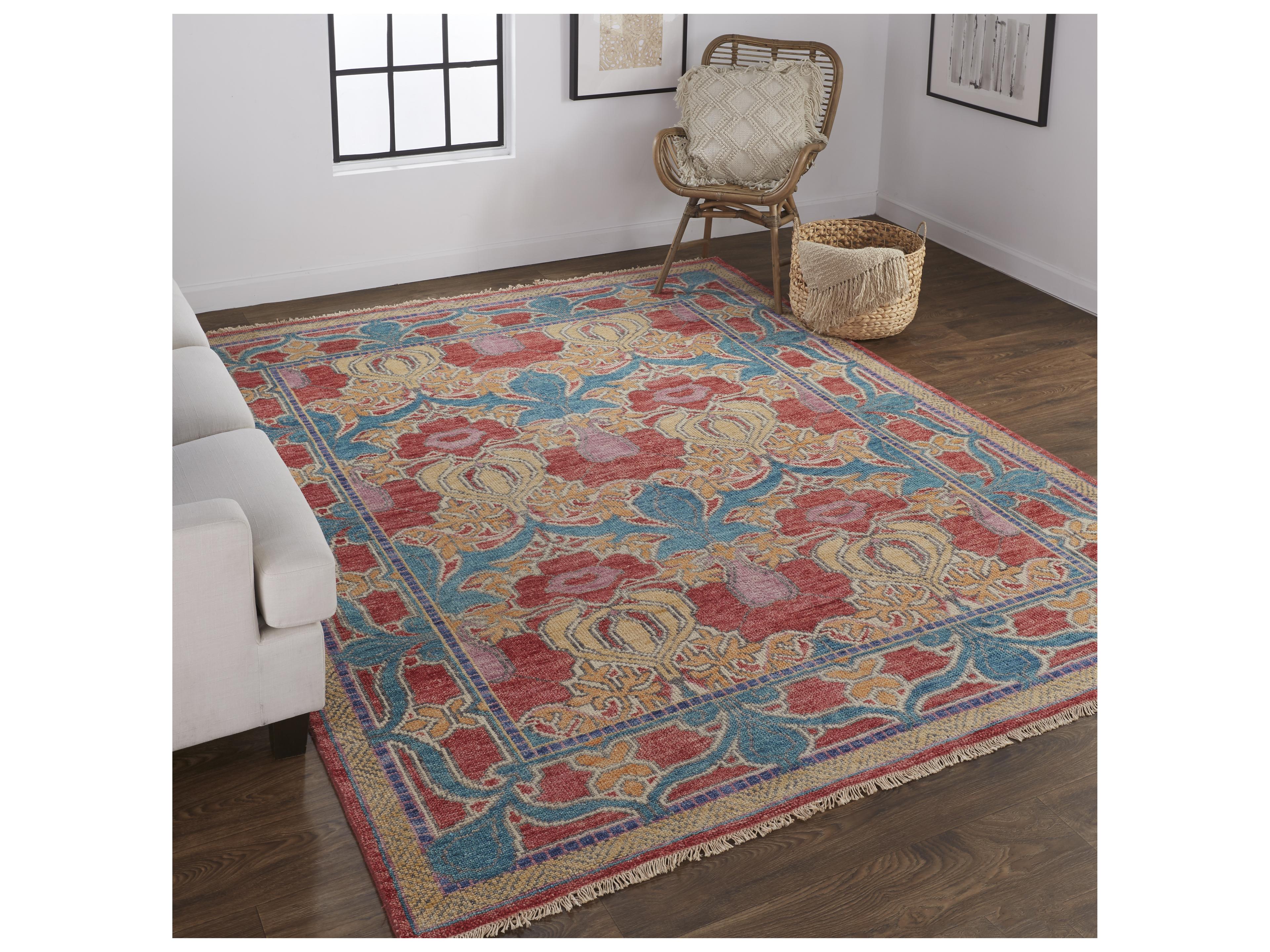 Feizy Rugs Beall Bordered Runner Area Rug