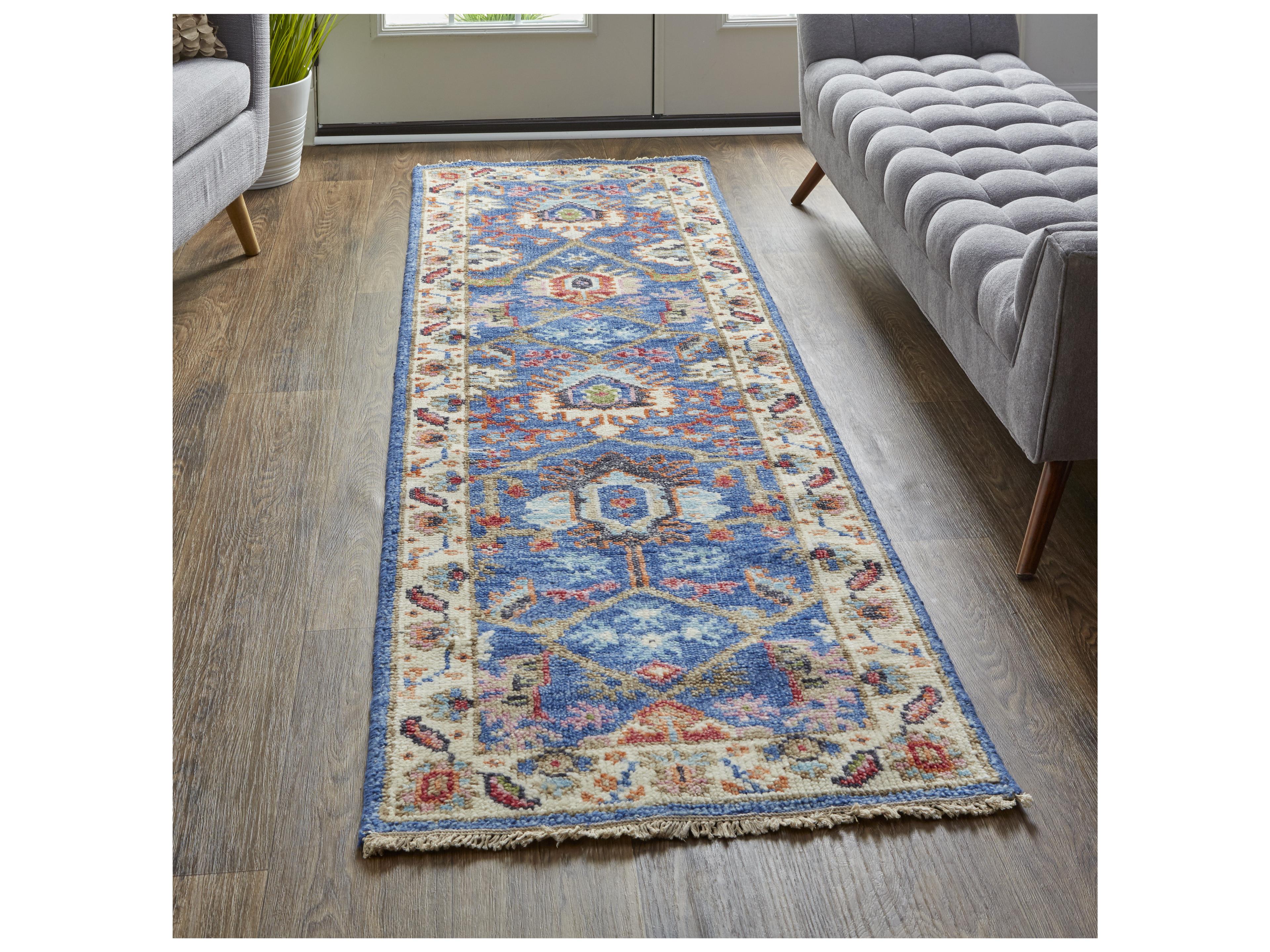 Feizy Rugs Beall Bordered Runner Area Rug