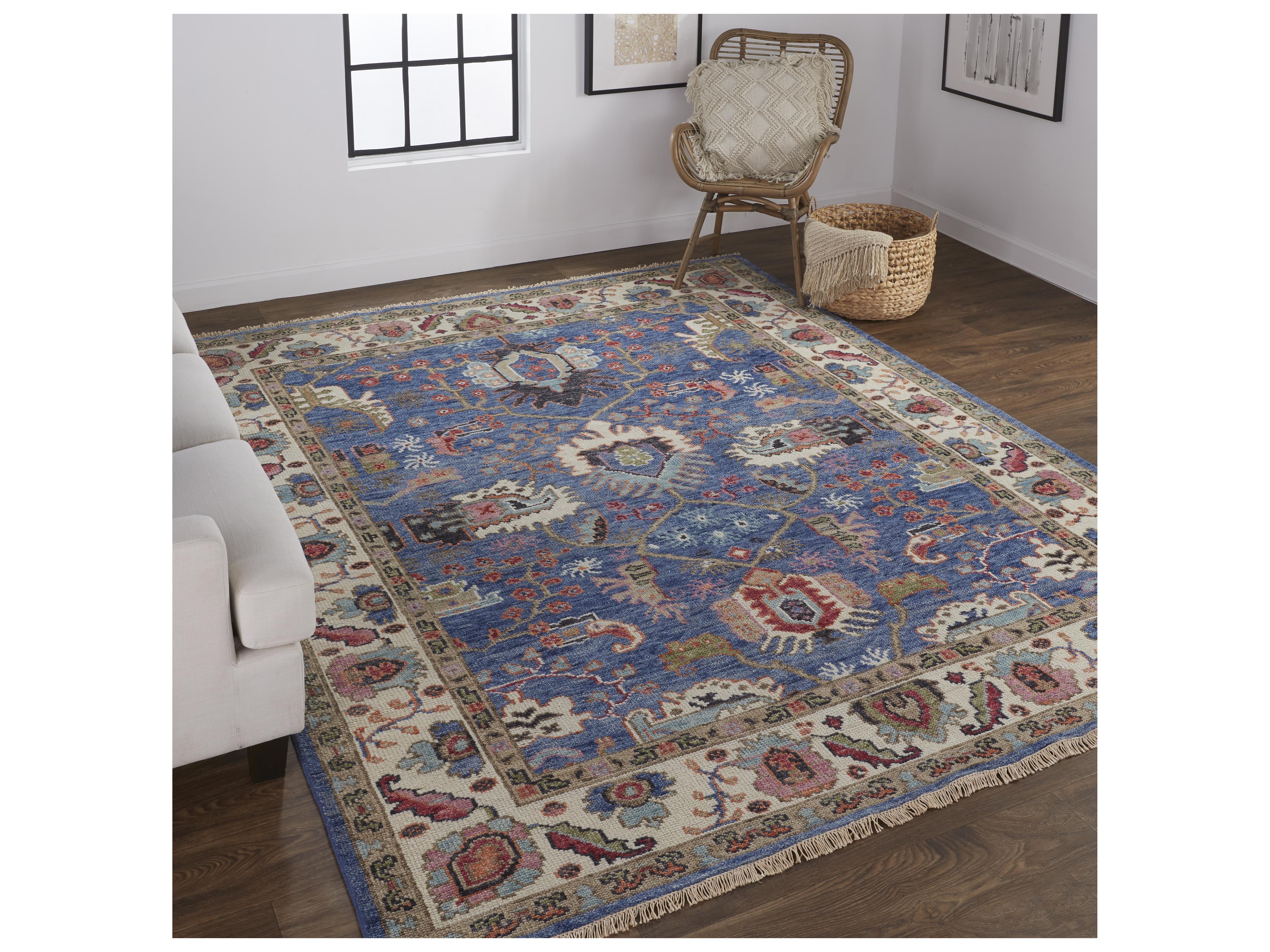 Feizy Rugs Beall Bordered Runner Area Rug