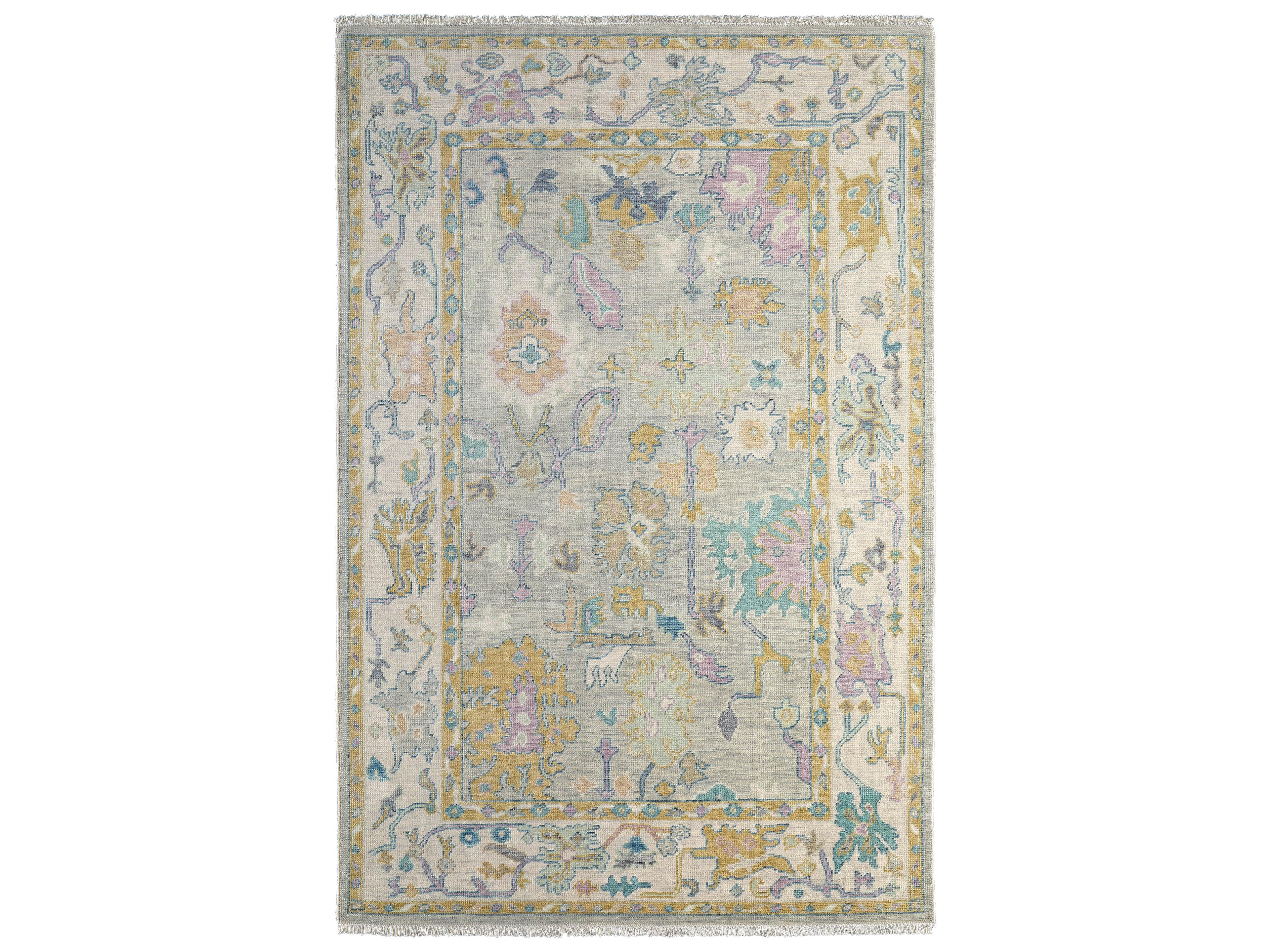 Karina Bordered Runner Area Rug