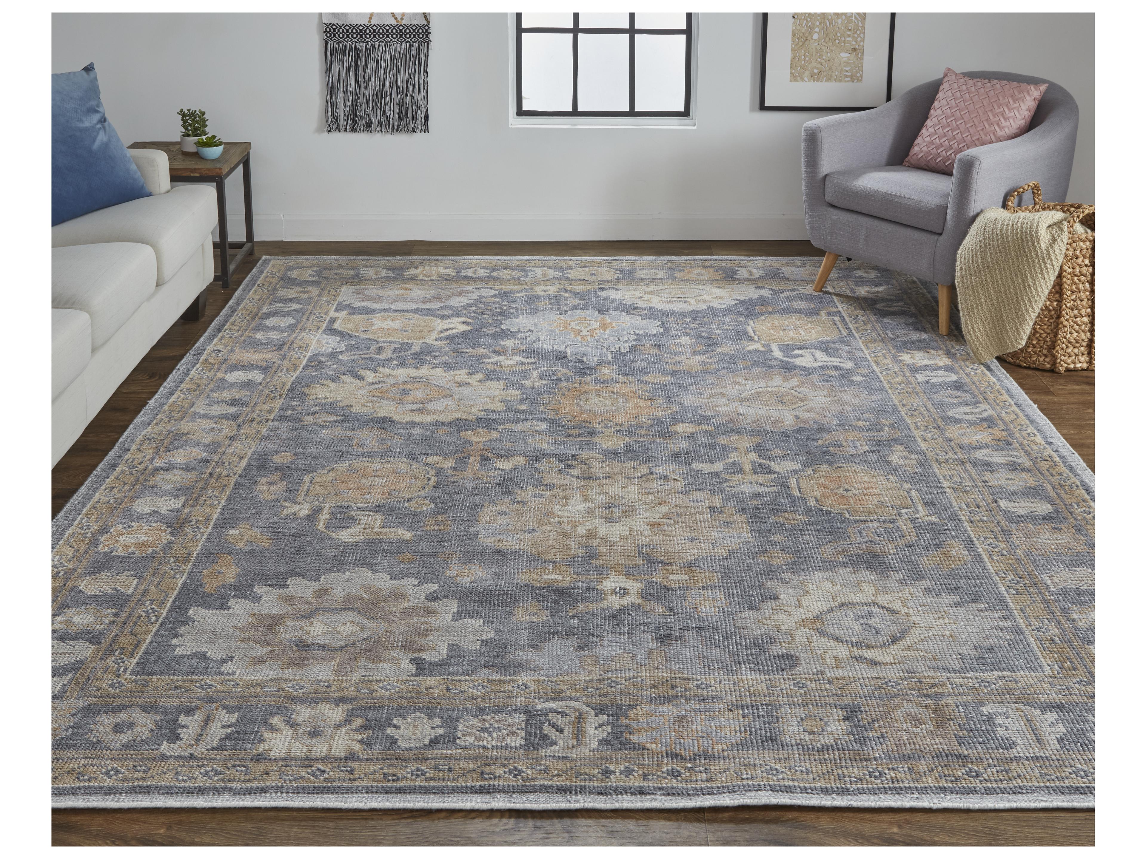 Feizy Rugs Wendover Bordered Area Rug