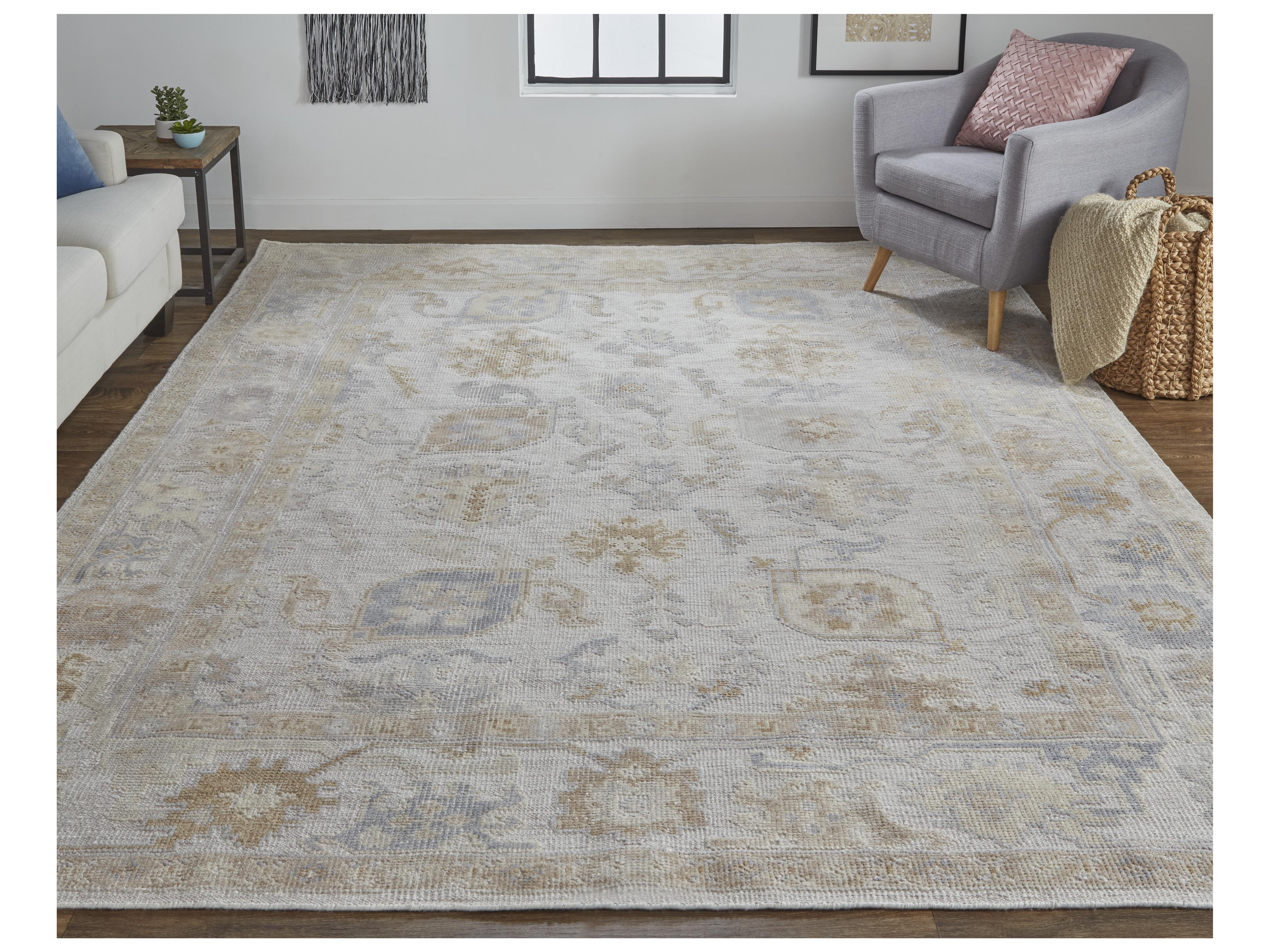 Feizy Rugs Wendover Bordered Area Rug