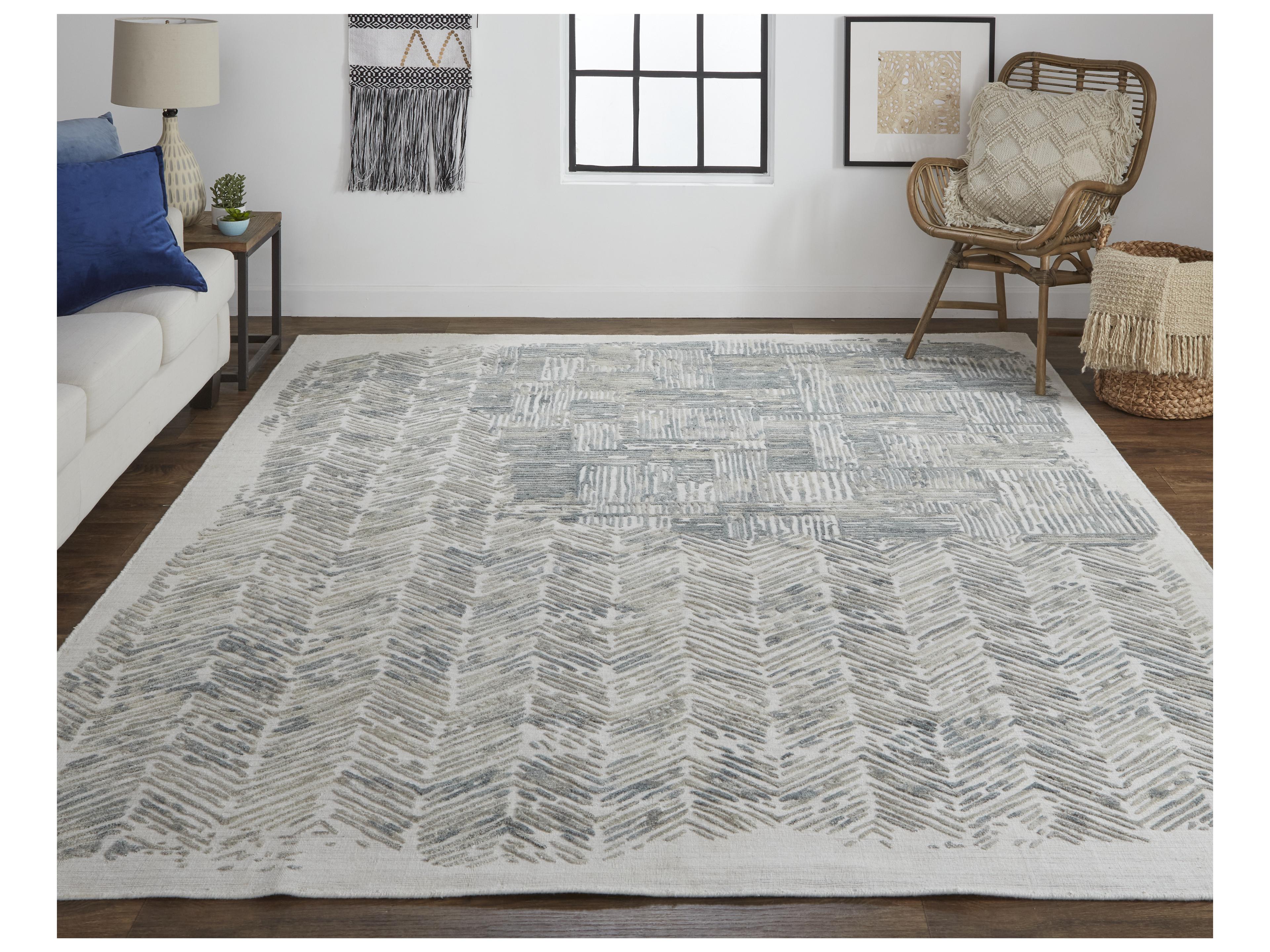 Feizy Rugs Elias Geometric Runner Area Rug