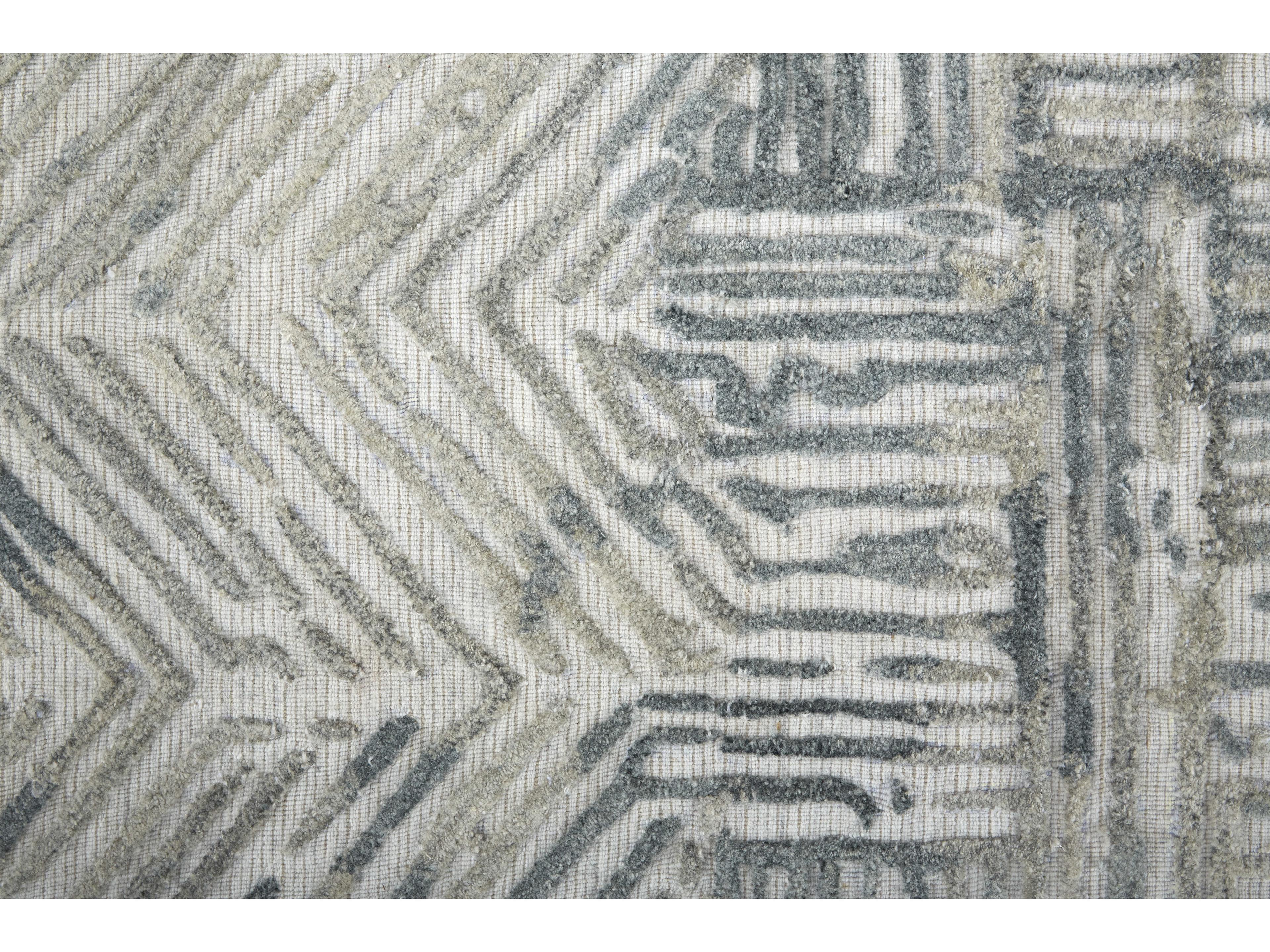 Feizy Rugs Elias Geometric Runner Area Rug