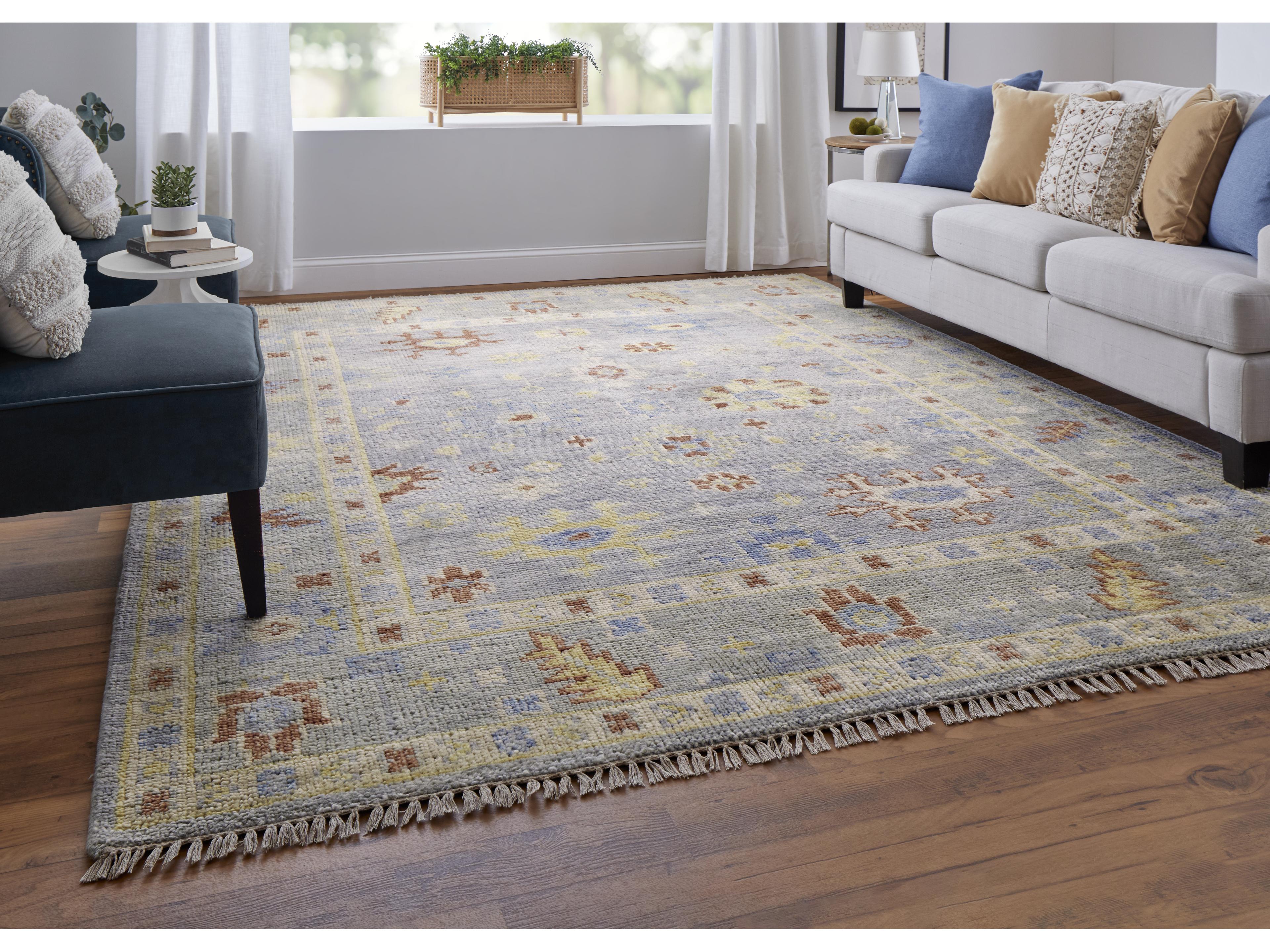 Feizy Rugs Fillmore Bordered Runner Area Rug
