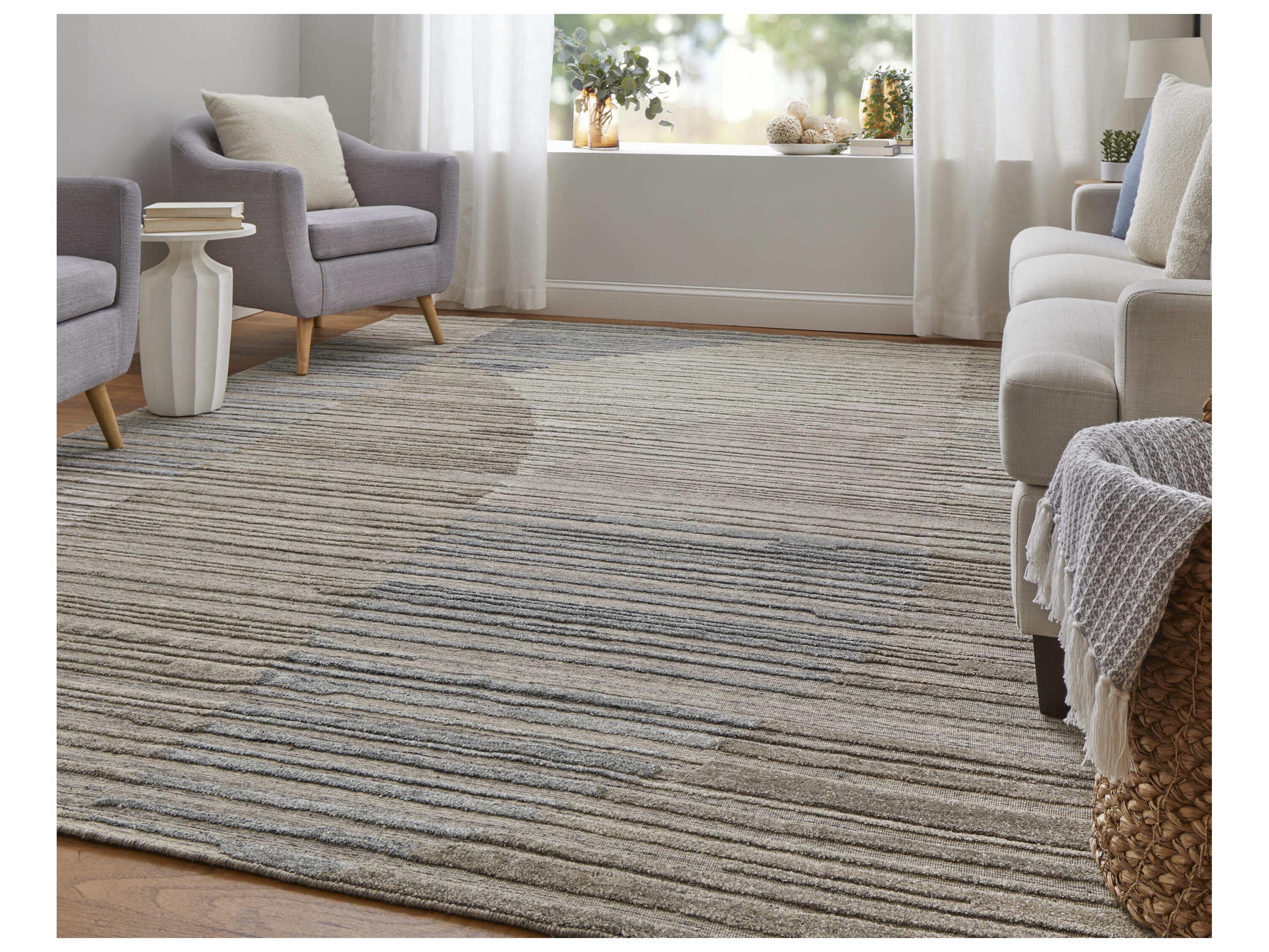 Feizy Rugs Elias Abstract Runner Area Rug