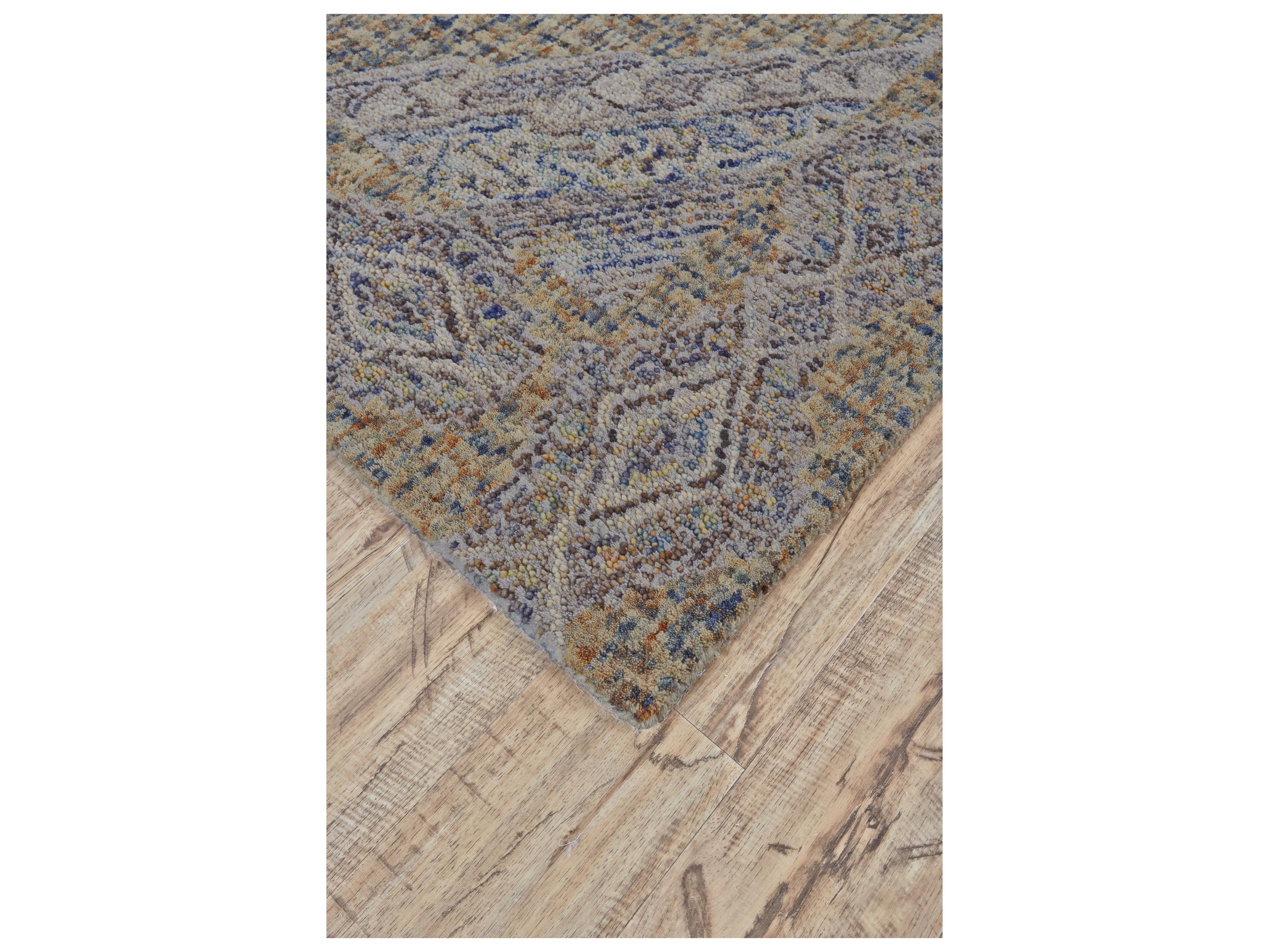 Feizy Rugs Isleta Bordered Runner Area Rug