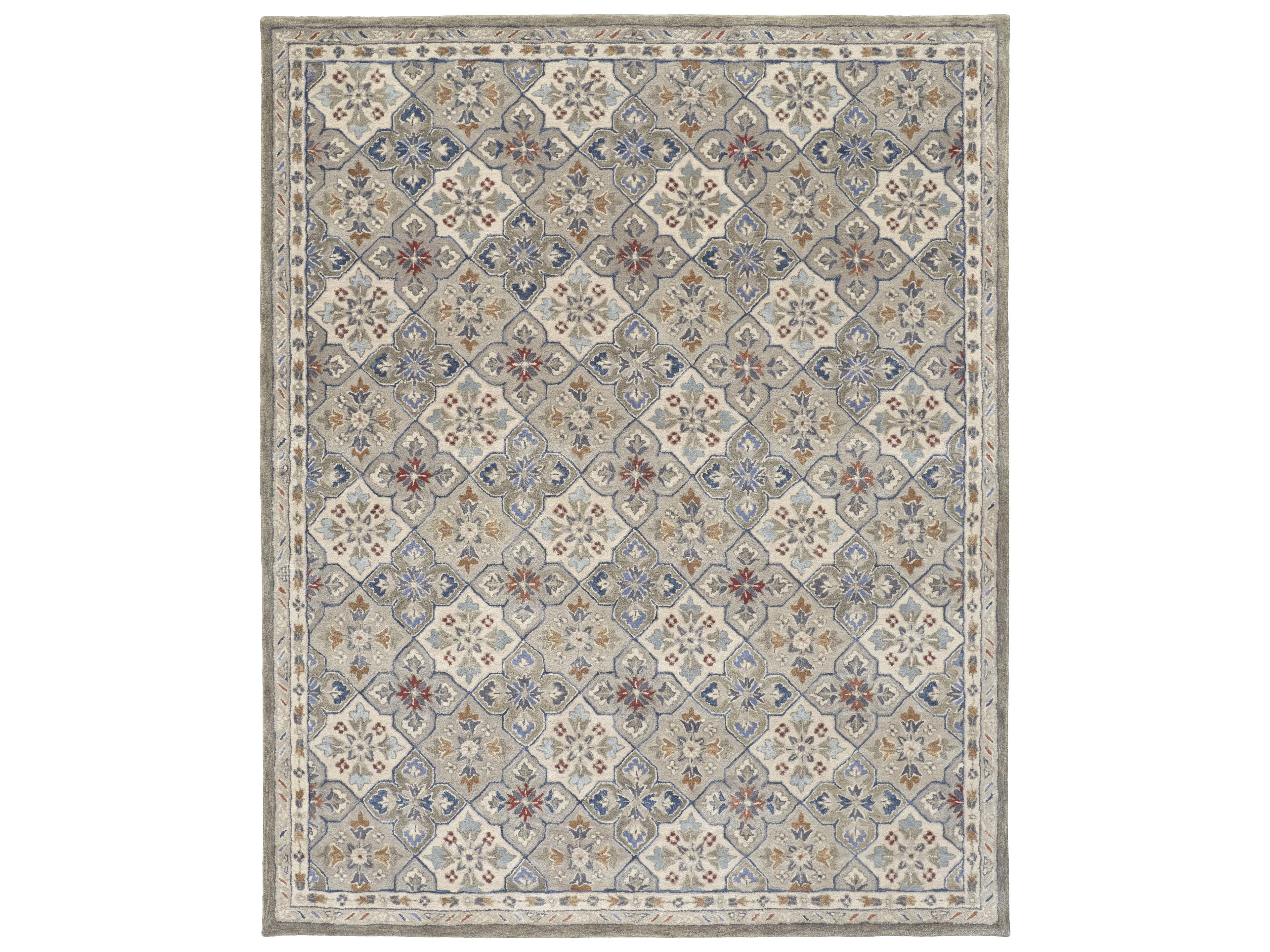 Rylan Bordered Area Rug