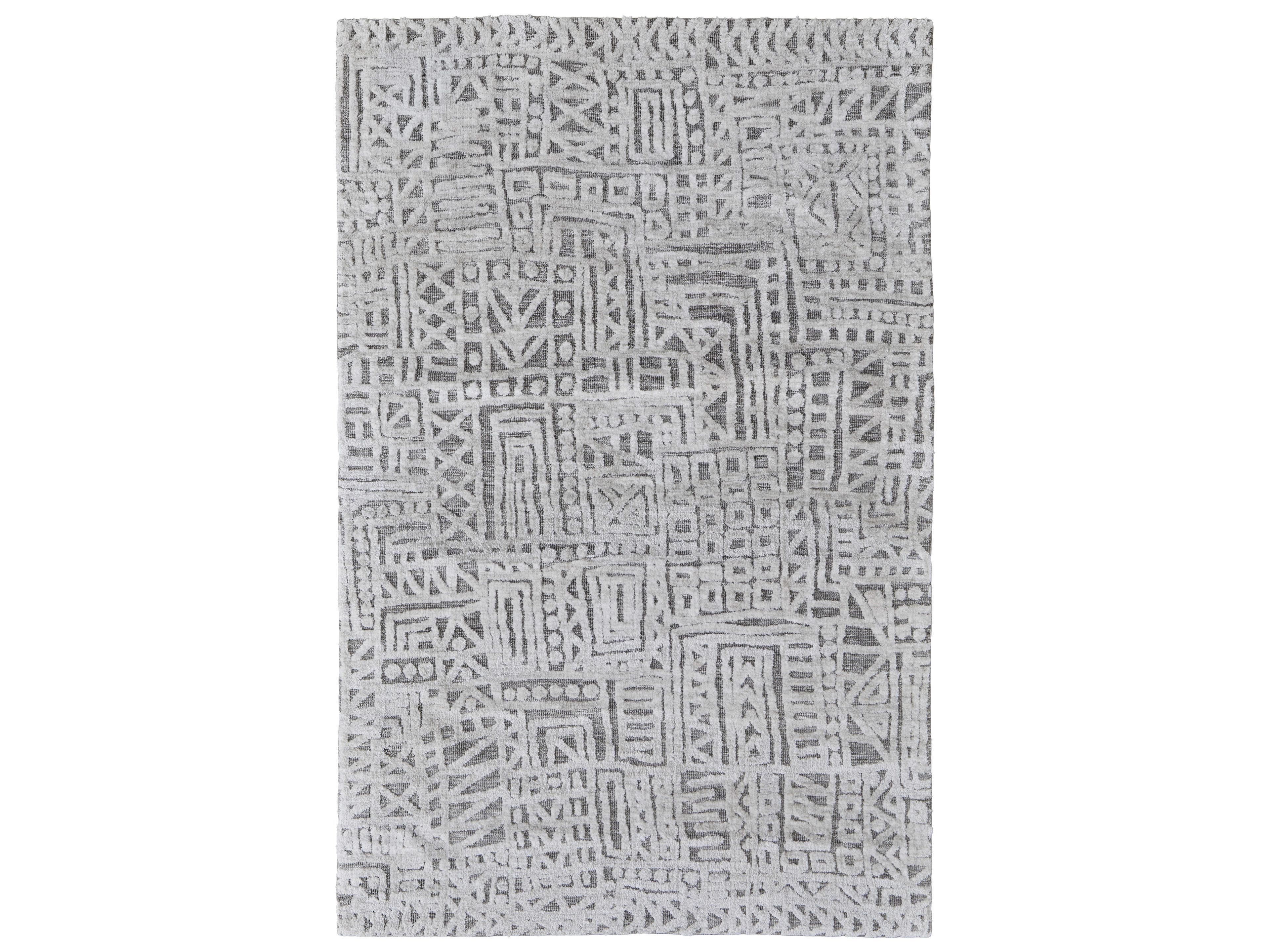 Colton Area Rug Modern Abstract Gray