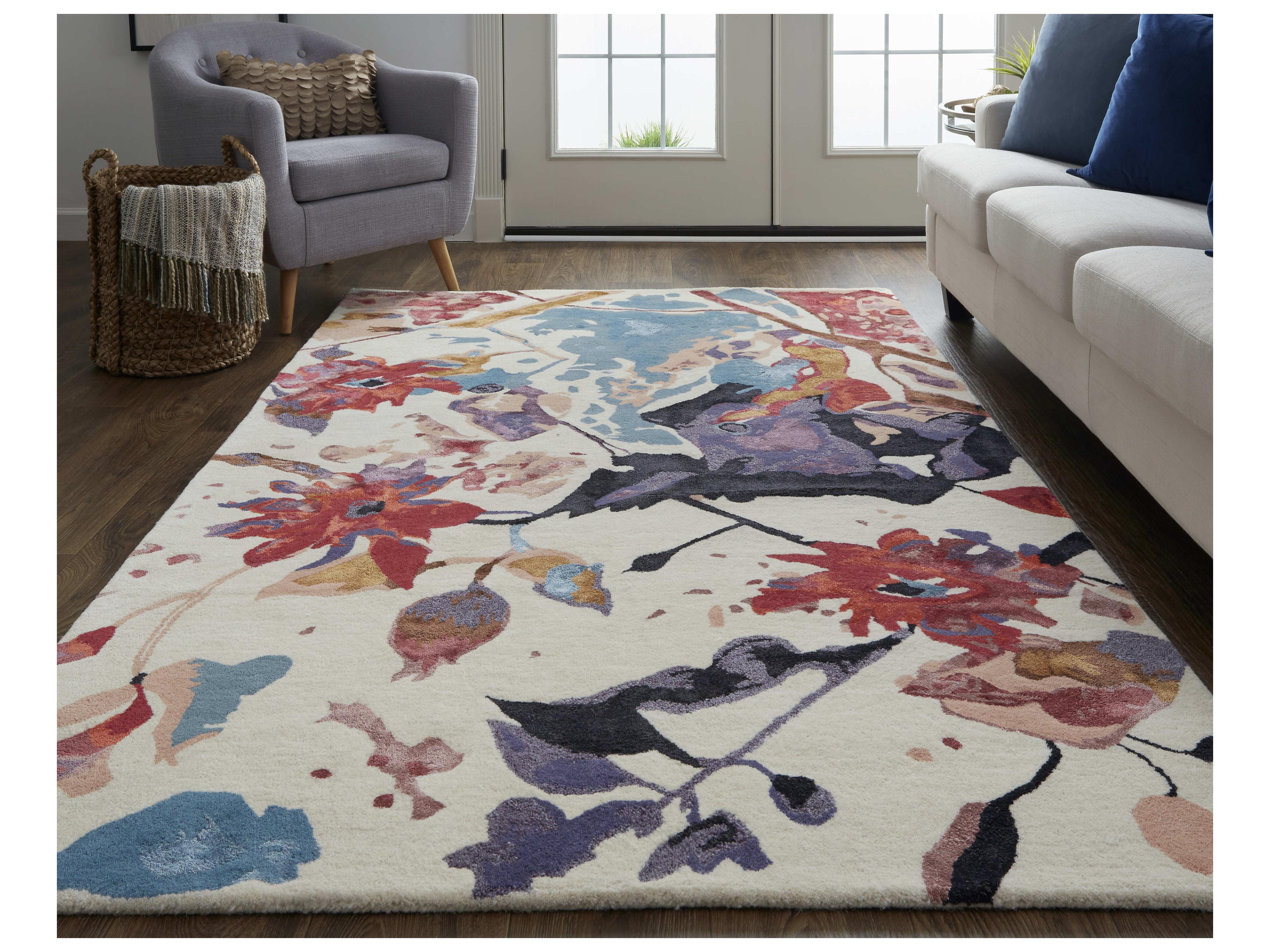 Feizy Rugs Dafney Floral Area Rug