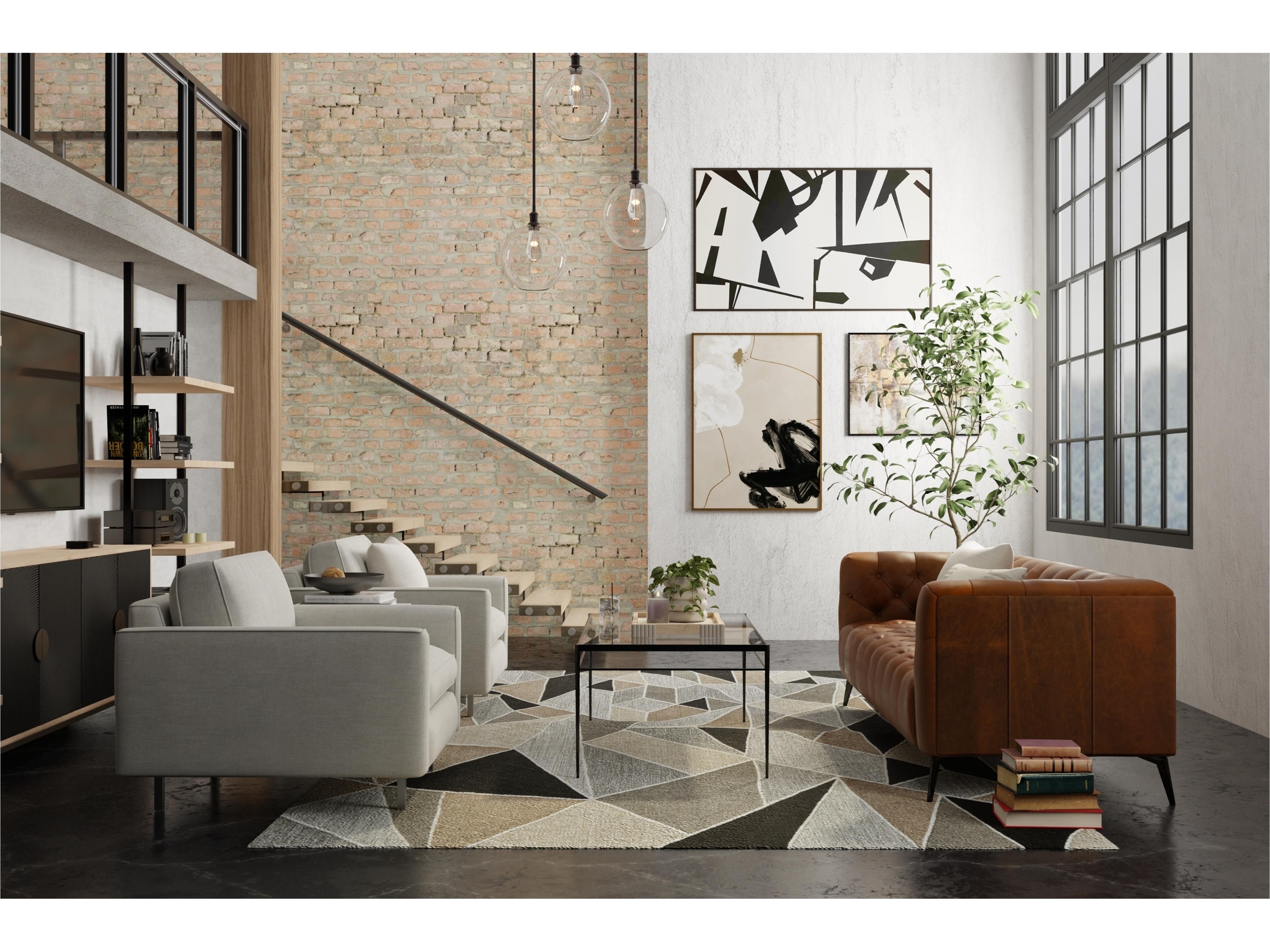 Feizy Rugs Kimball Abstract Runner Area Rug