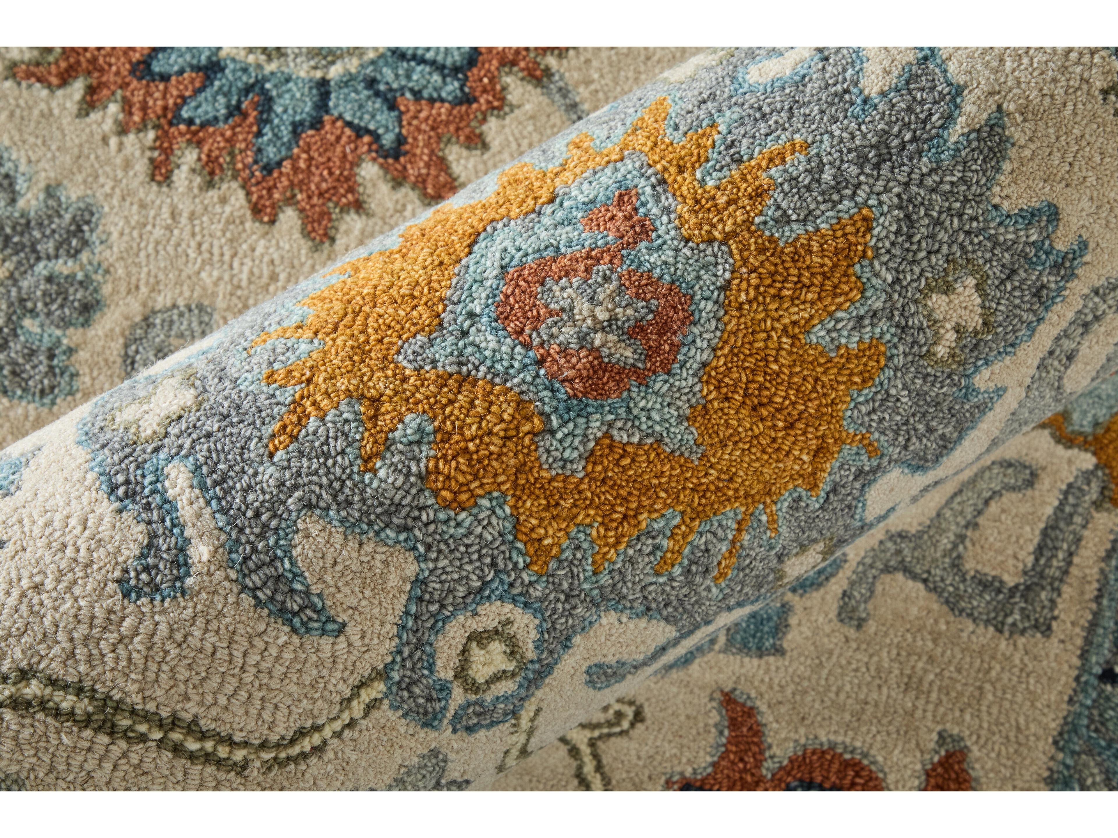 Feizy Rugs Springfield Bordered Runner Area Rug