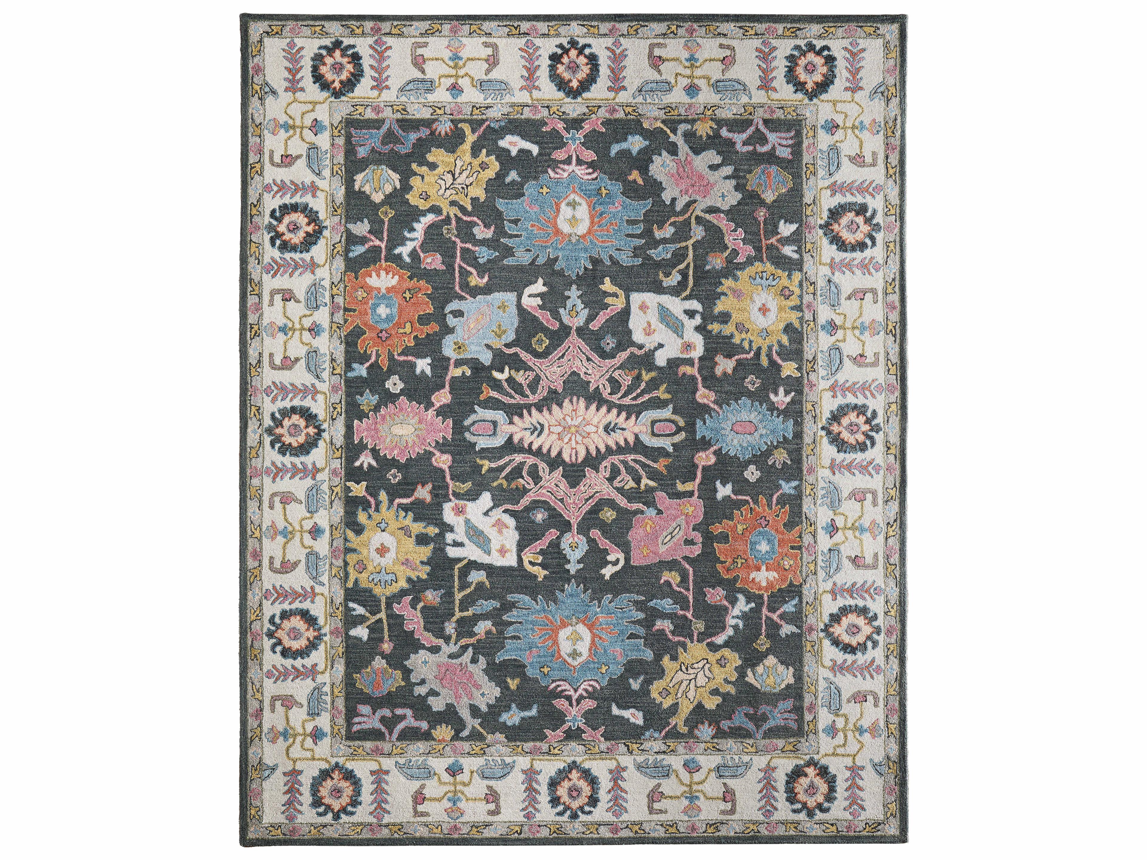 Springfield Bordered Runner Area Rug