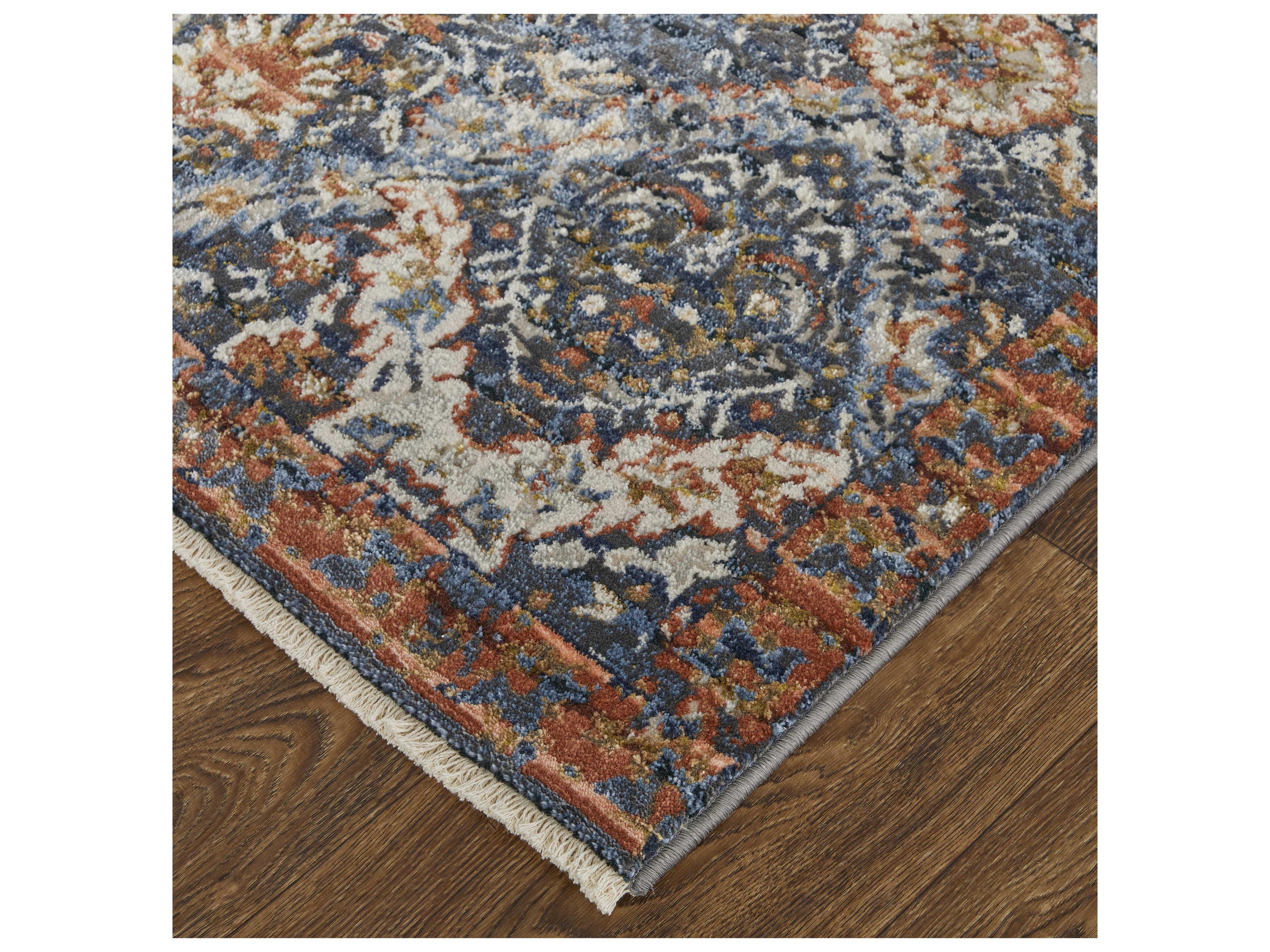 Feizy Rugs Kaia Bordered Runner Area Rug