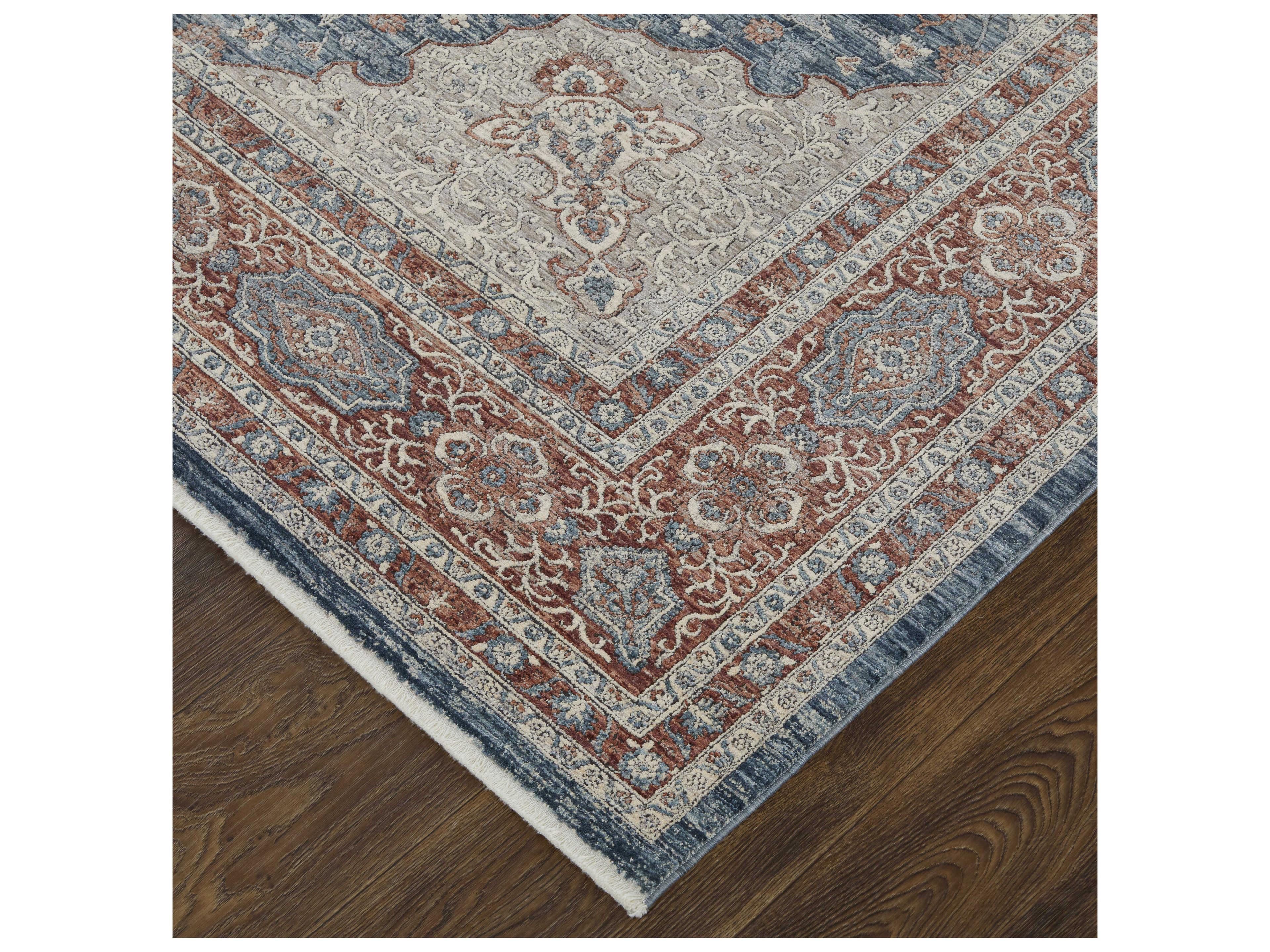 Feizy Rugs Marquette Bordered Runner Area Rug