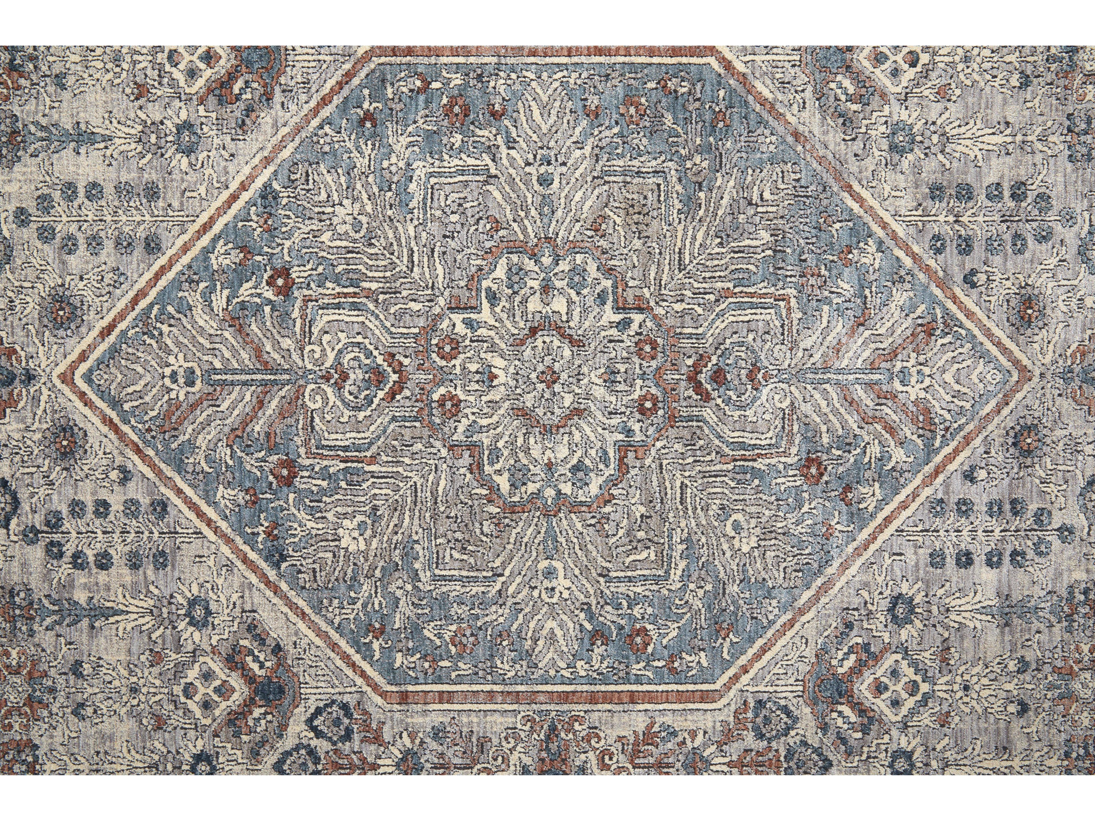Feizy Rugs Marquette Bordered Runner Area Rug