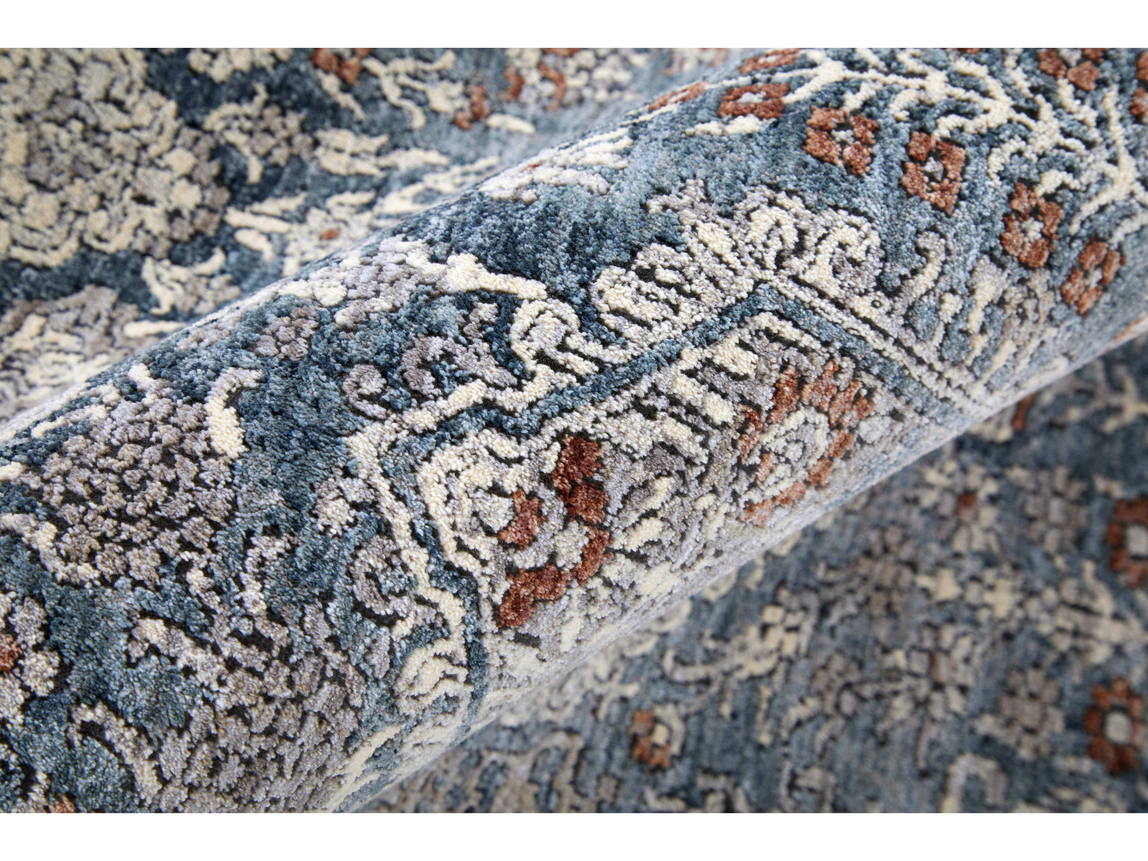 Feizy Rugs Marquette Bordered Runner Area Rug