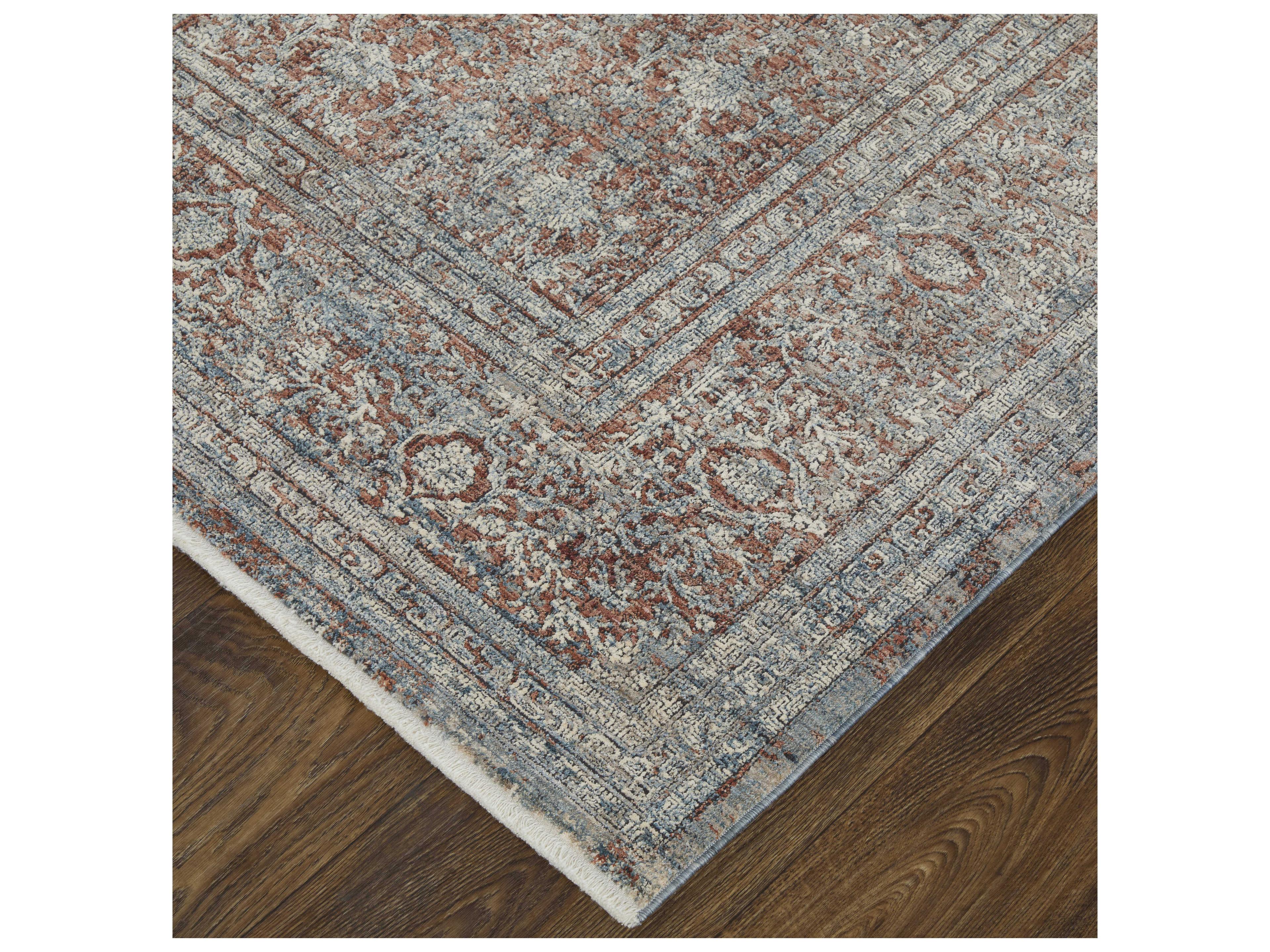 Feizy Rugs Marquette Bordered Runner Area Rug