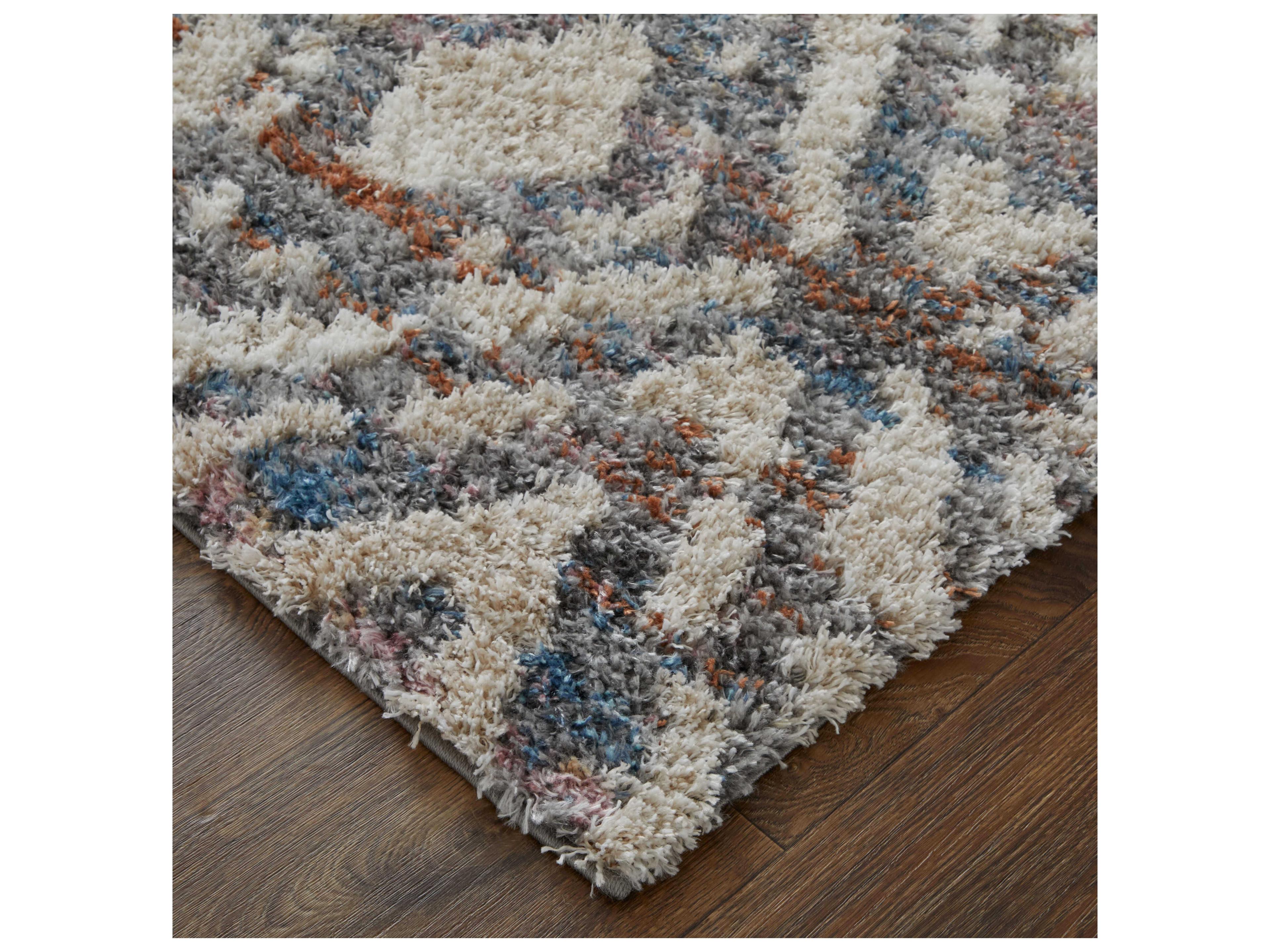 Feizy Rugs Mynka Shag Geometric Area Rug