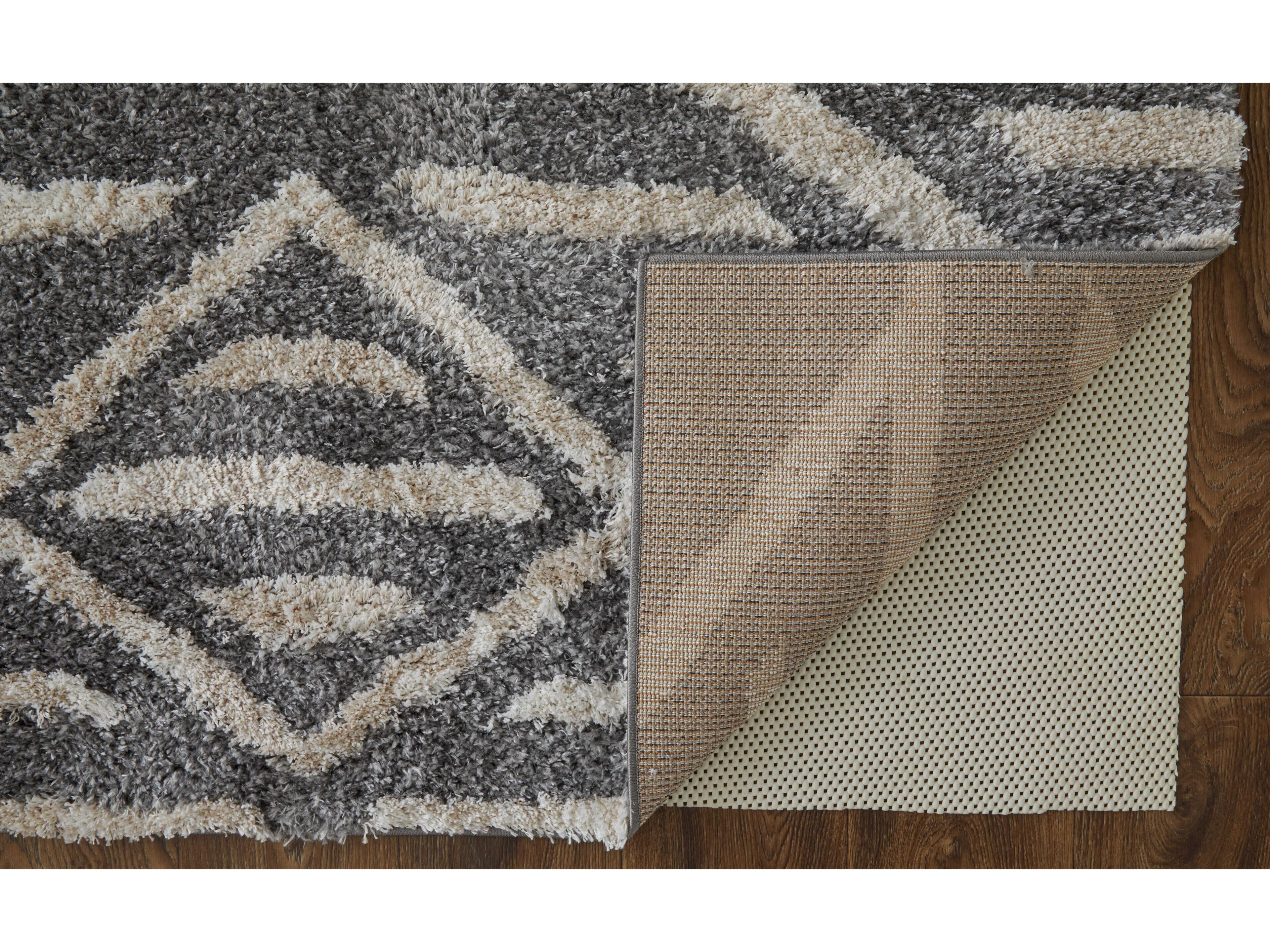 Feizy Rugs Mynka Shag Geometric Area Rug