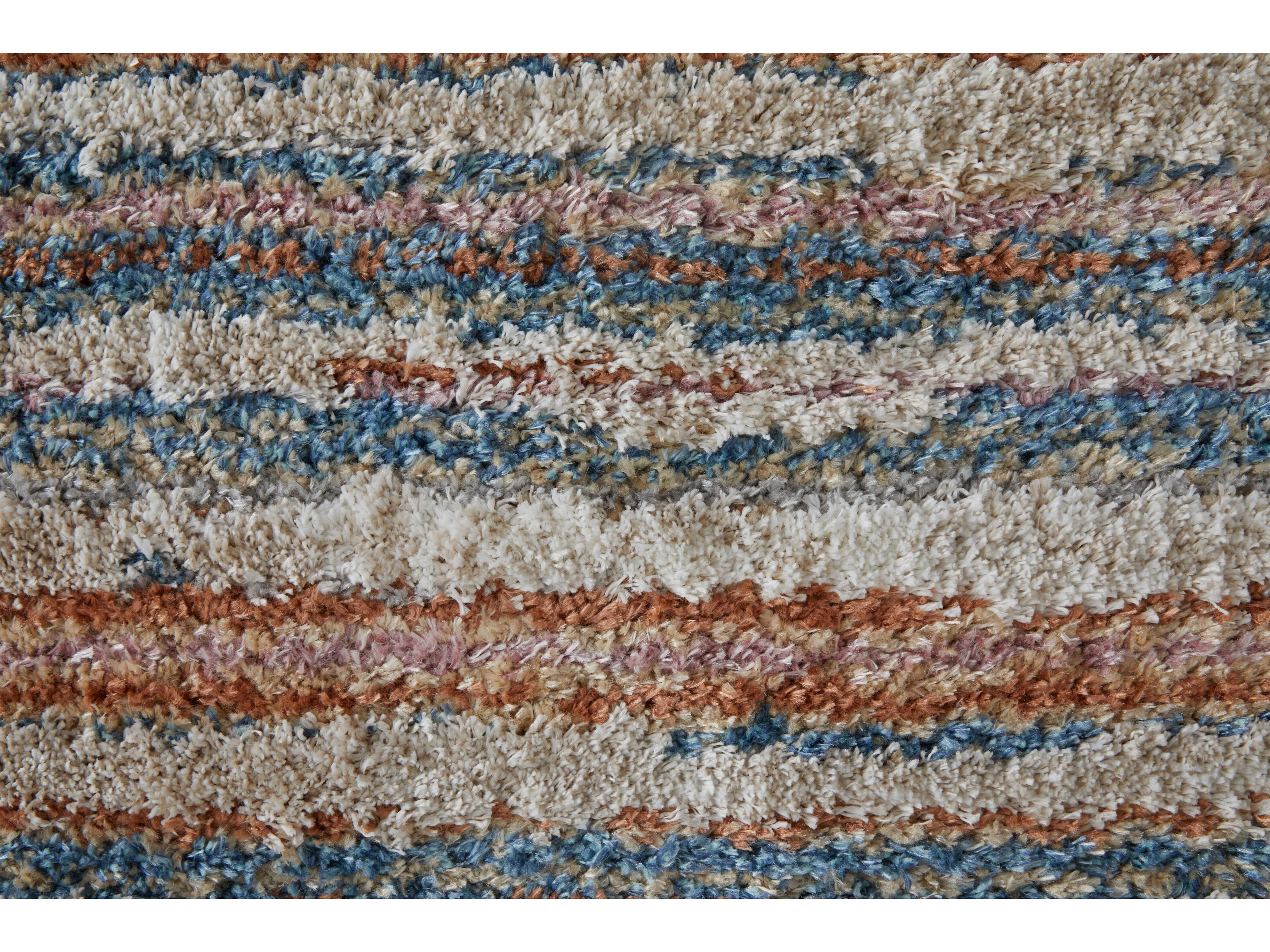Feizy Rugs Mynka Shag Striped Area Rug