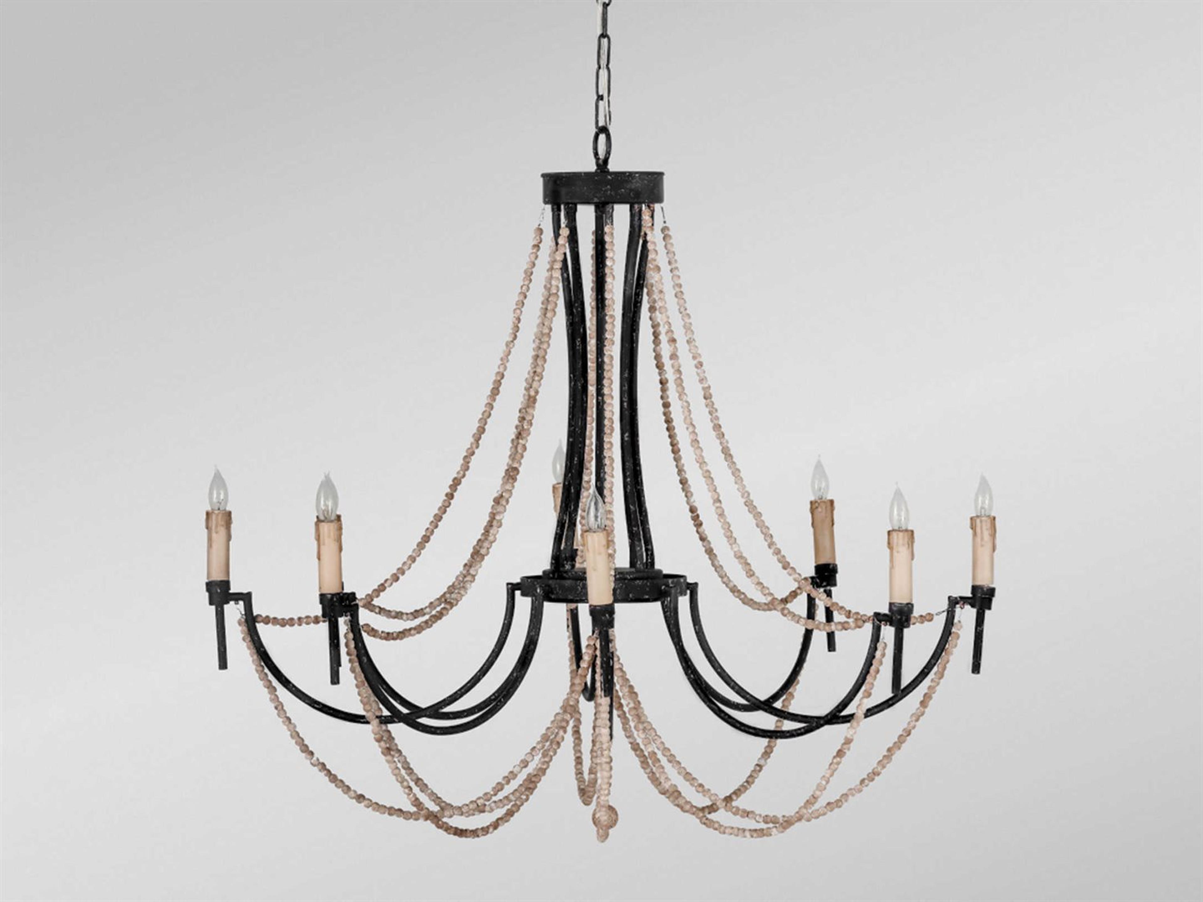 Gabby Percy 8-Light Black Empire Chandelier
