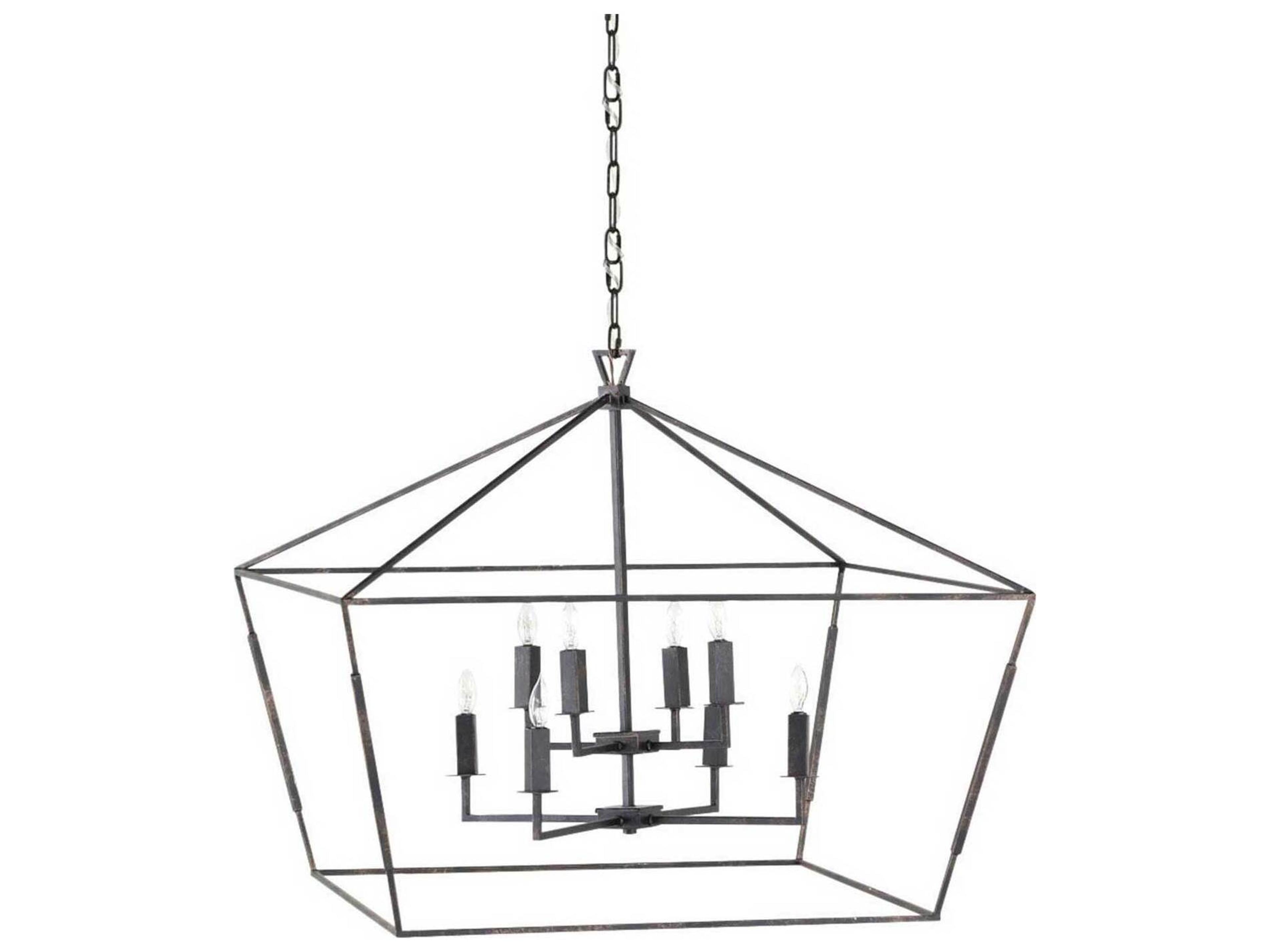 Gabby Arnold 8-Light Antique Bronze Candelabra Chandelier