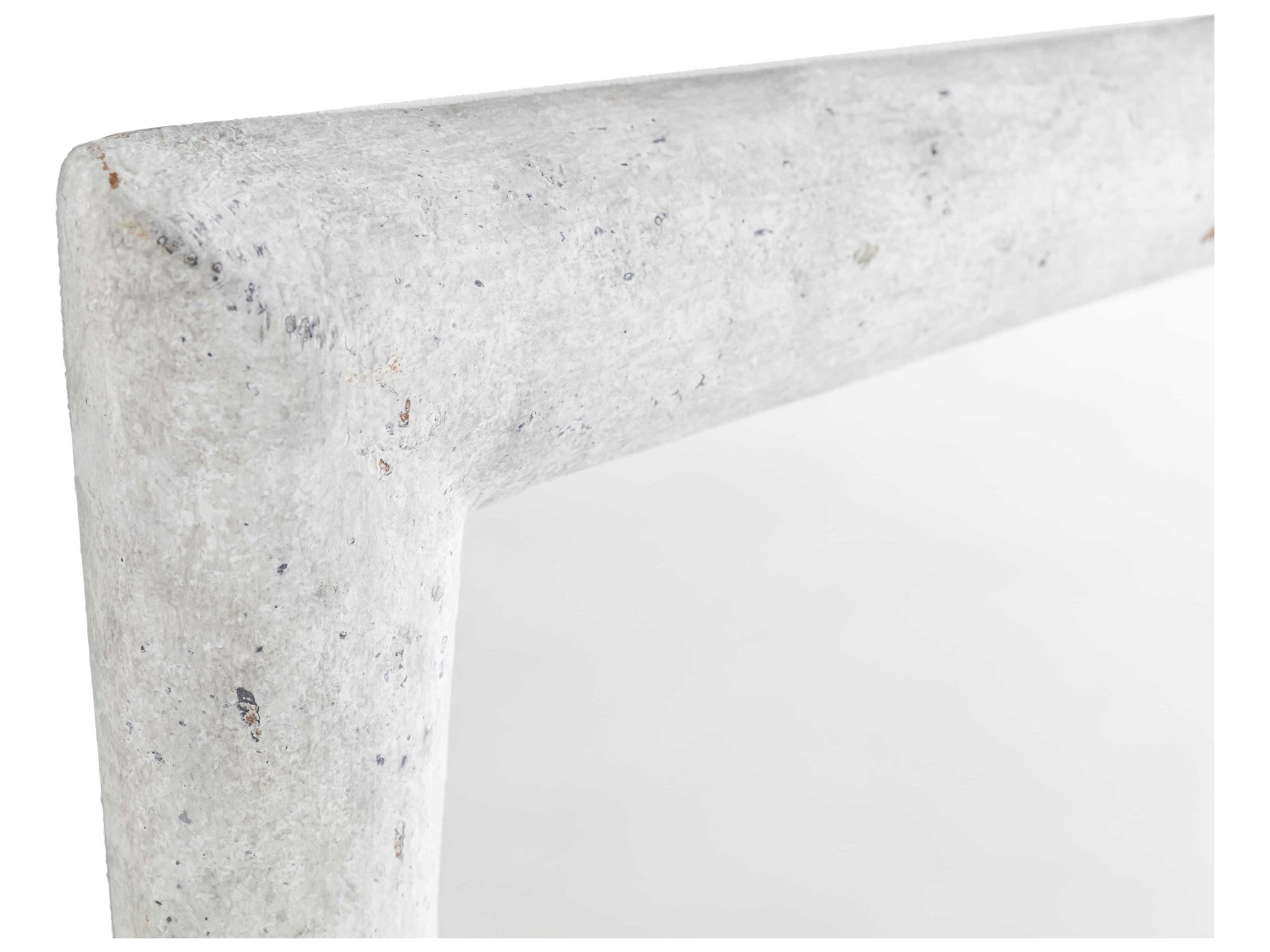 Gabby Scarlet Antique White Rectangular Wall Mirror