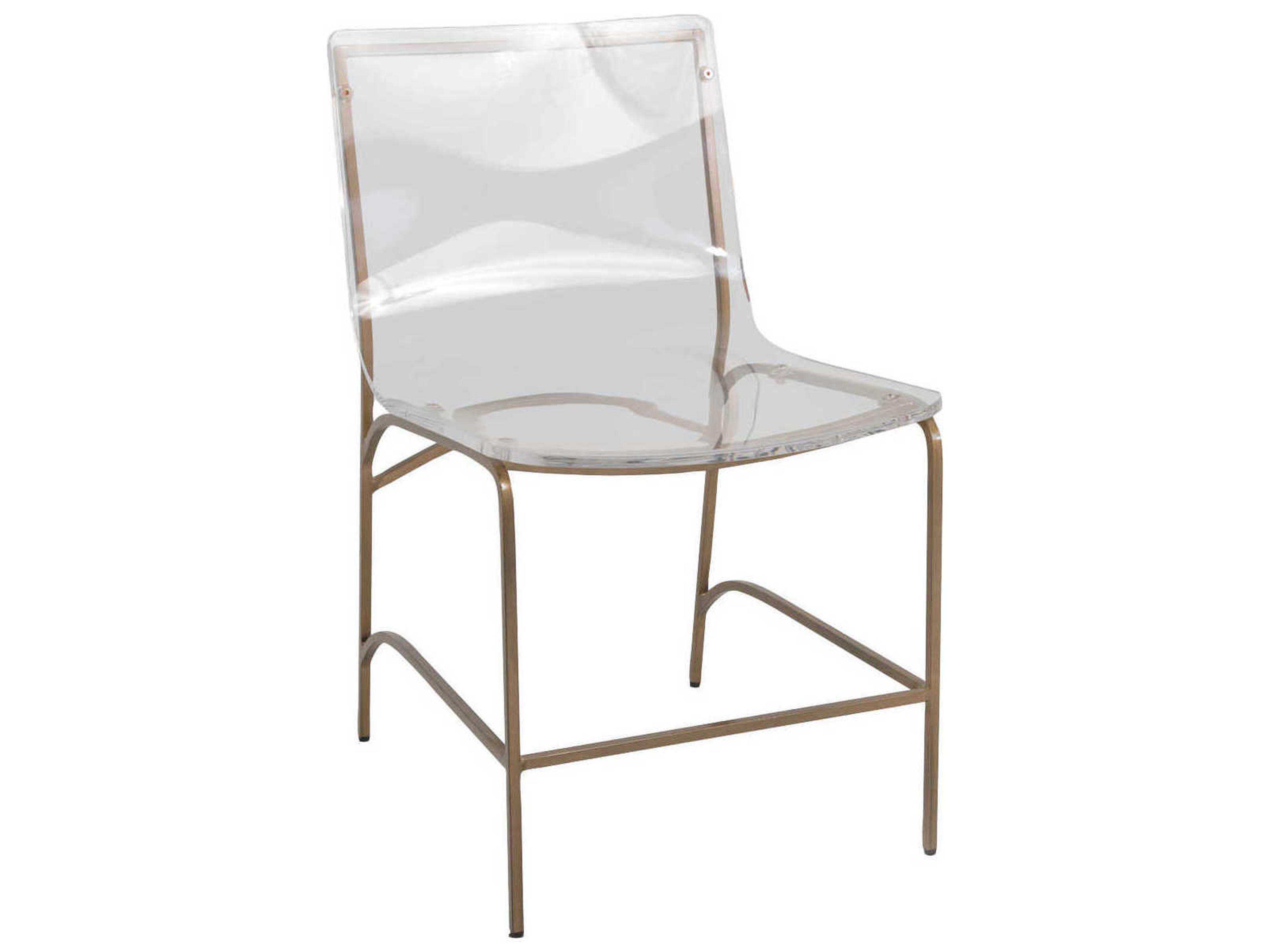 Gabby Penelope Clear Side Dining Chair