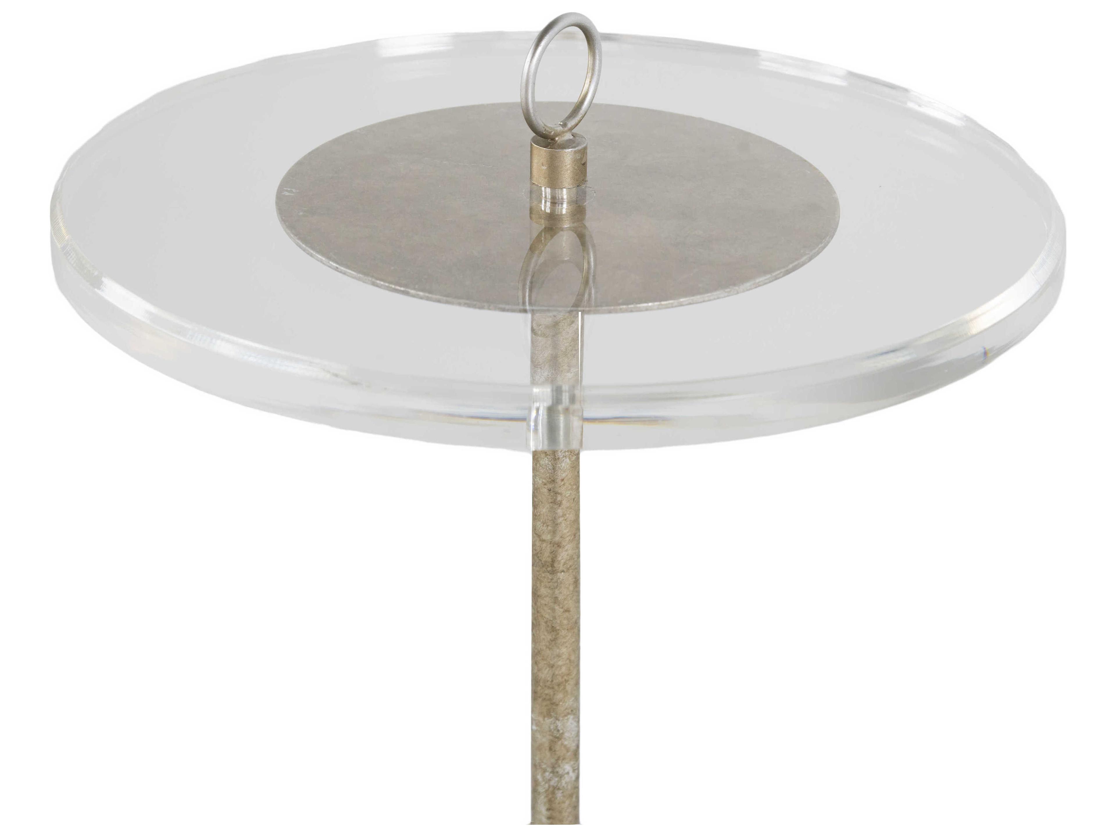 Gabby Lexi Round Acrylic End Table