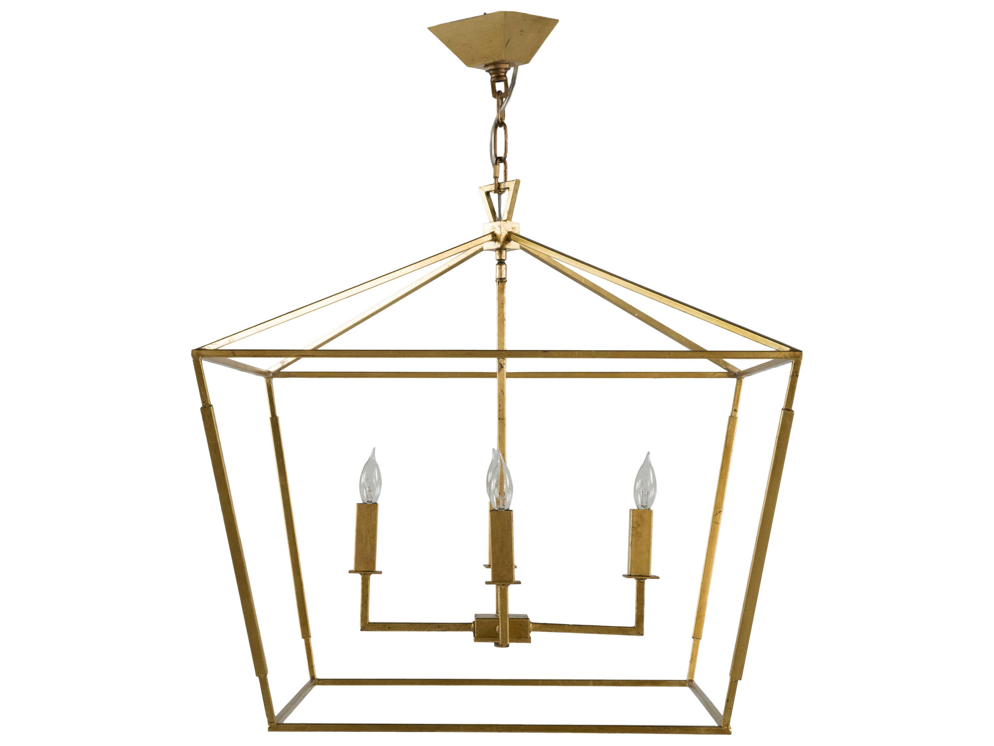 Gabby Adler 4-Light Vintage Gold Candelabra Chandelier