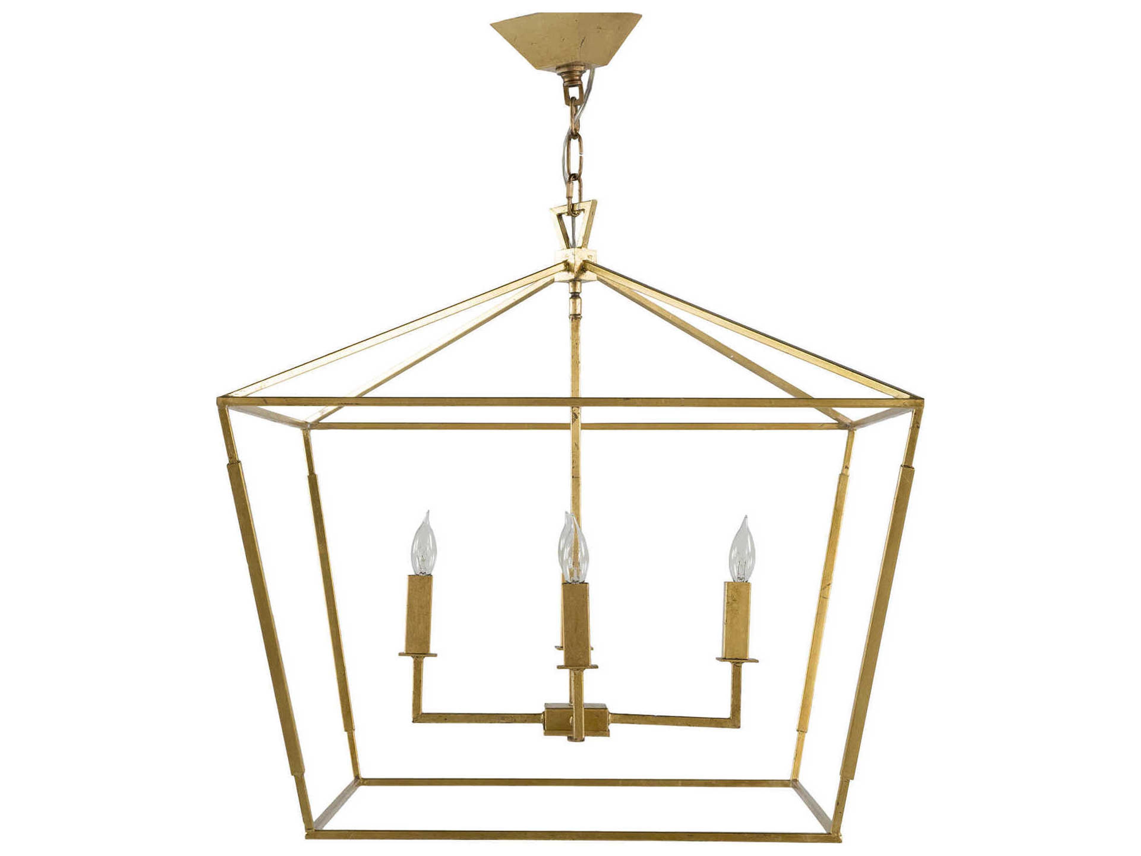 Gabby Adler 4-Light Vintage Gold Candelabra Chandelier