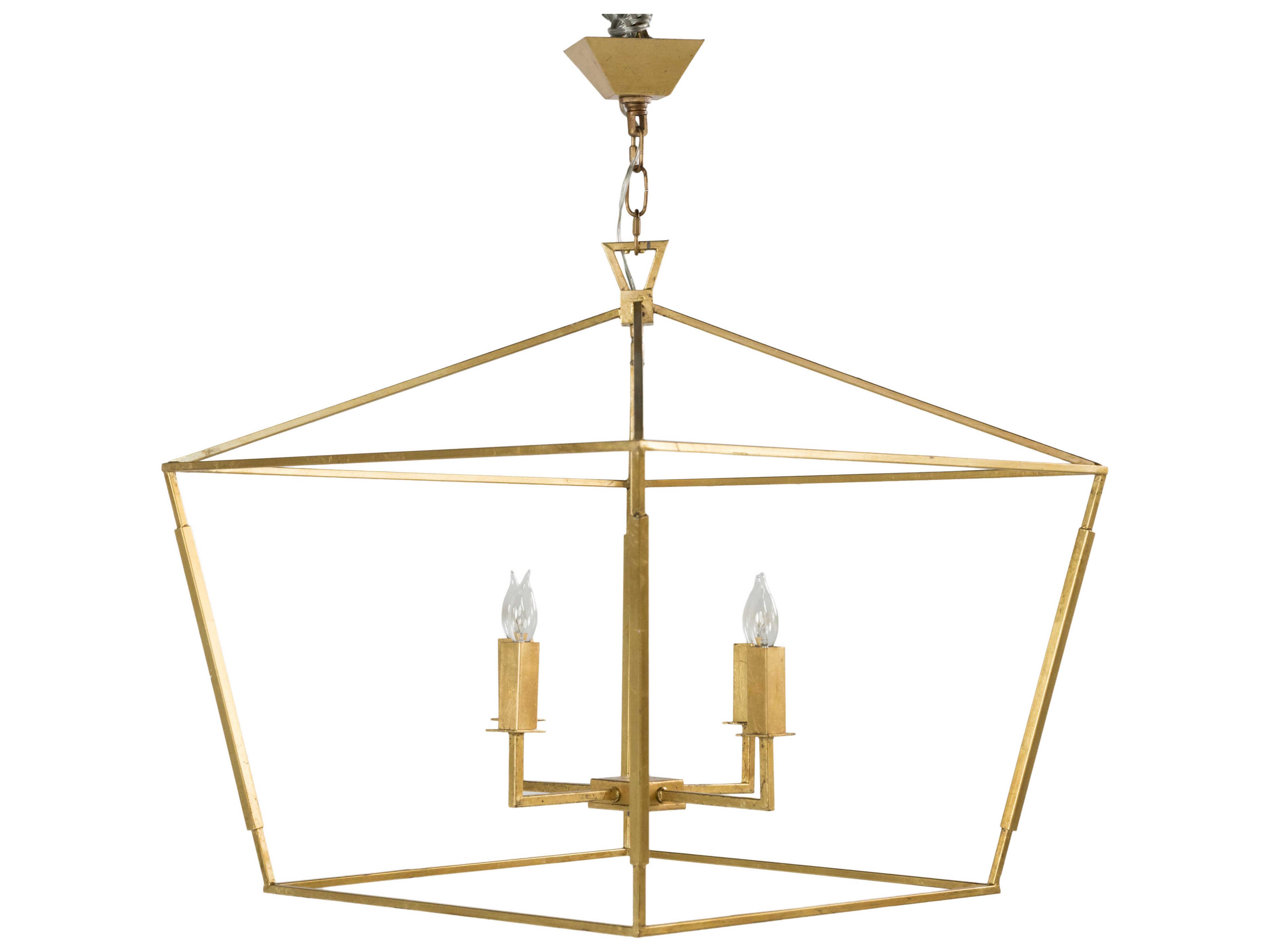 Gabby Adler 4-Light Vintage Gold Candelabra Chandelier