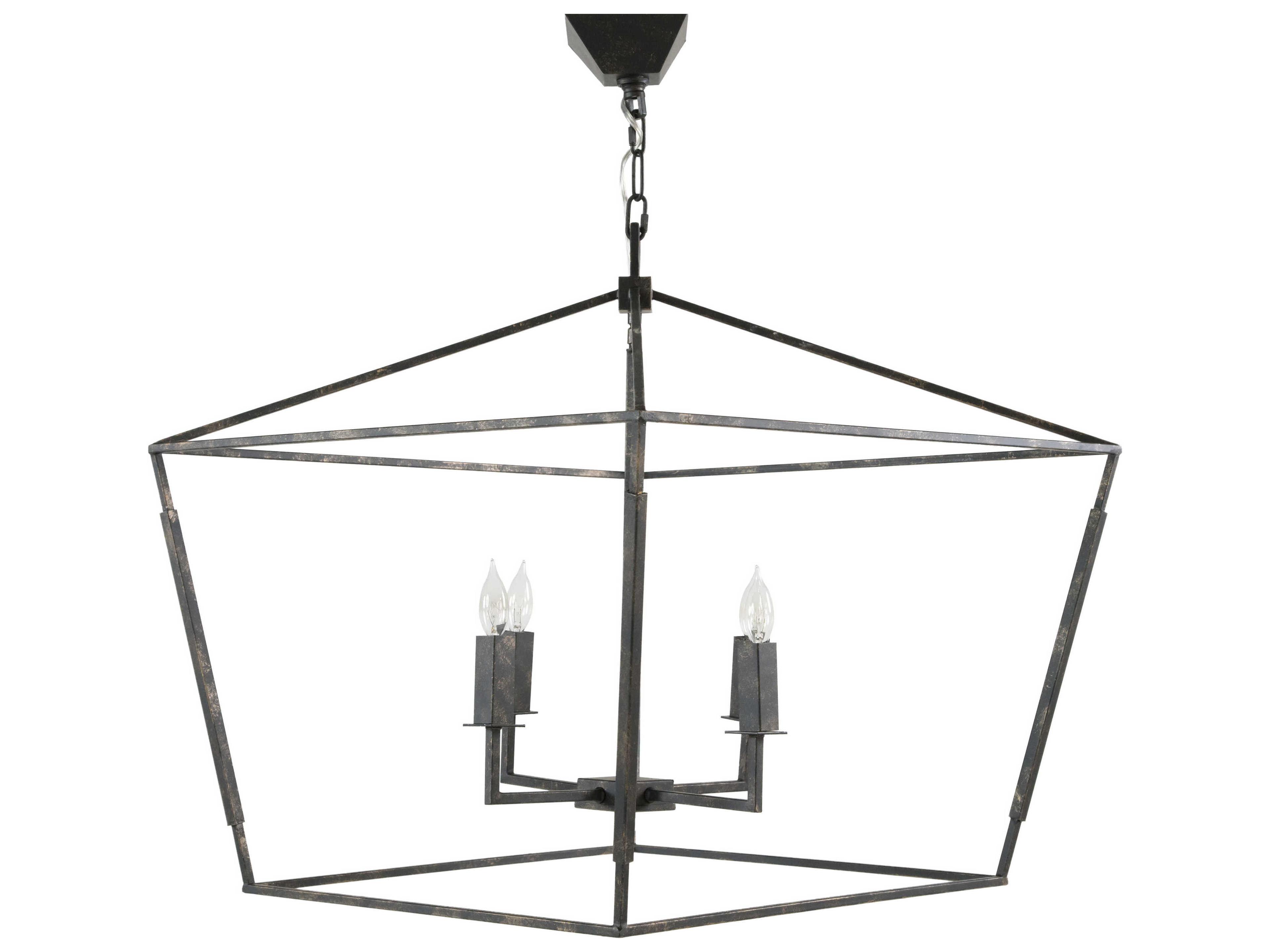 Gabby Arnold 4-Light Antique Bronze Candelabra Chandelier