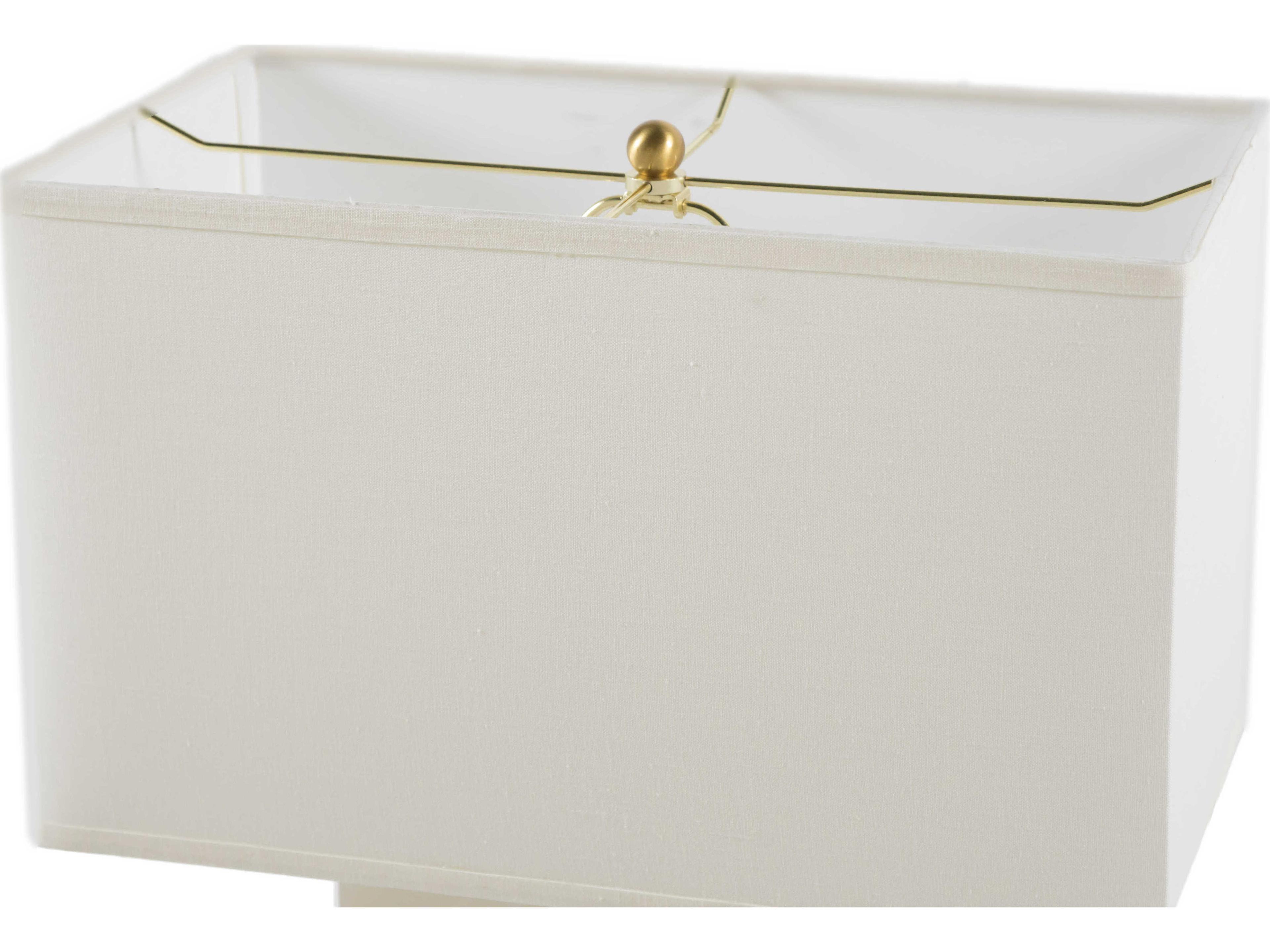 Gabby Maxx Alabaster with Stained Gold With Sea Salt Linen White Buffet Lamp