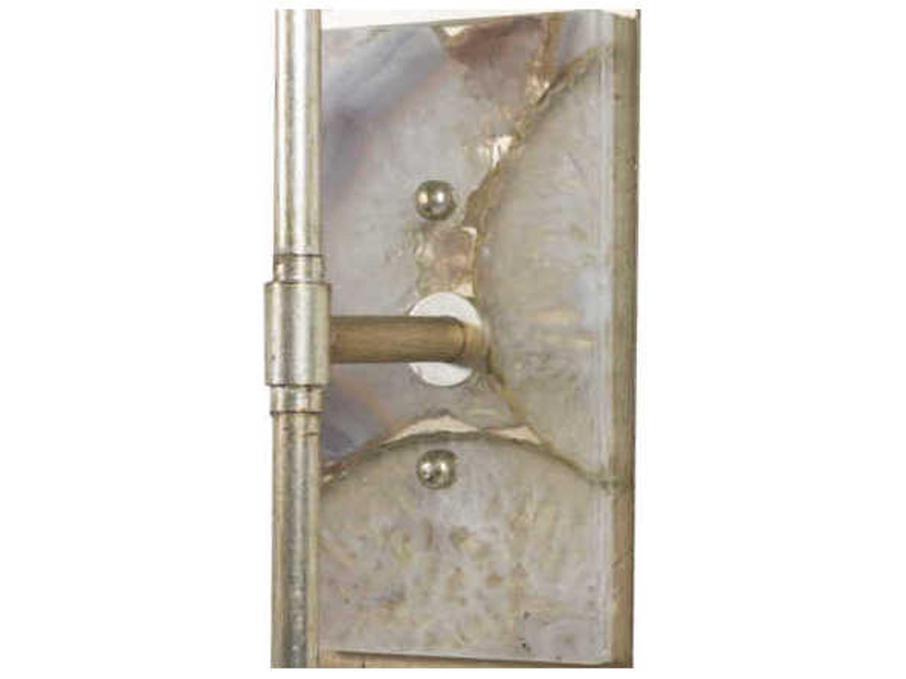 Gabby Garnet 1-Light Champagne Silver Wall Sconce