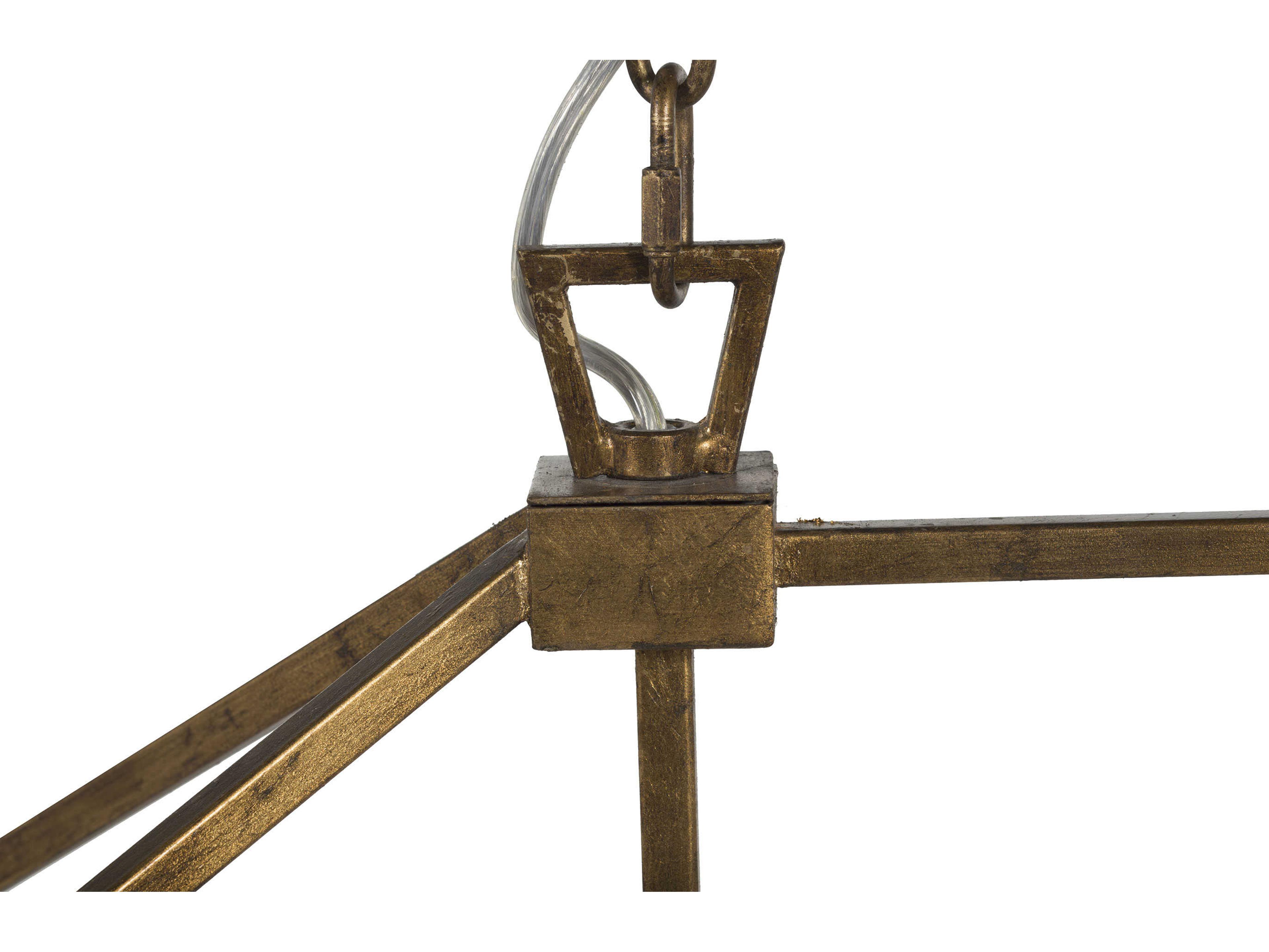 Gabby Adler 5-Light Antique Gold Island Pendant