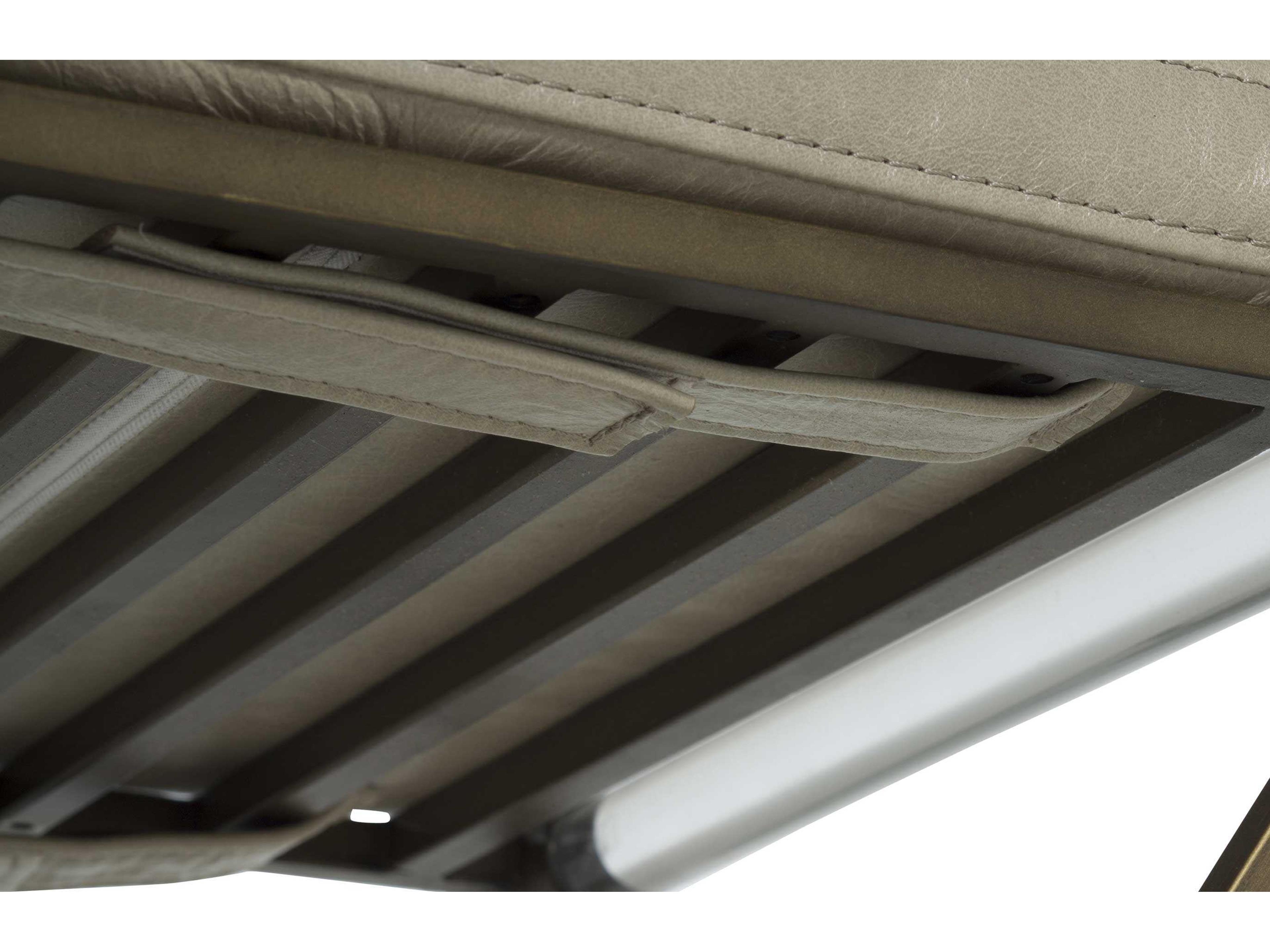 Gabby Flynn Leather Clear Acrylic Counter Stool