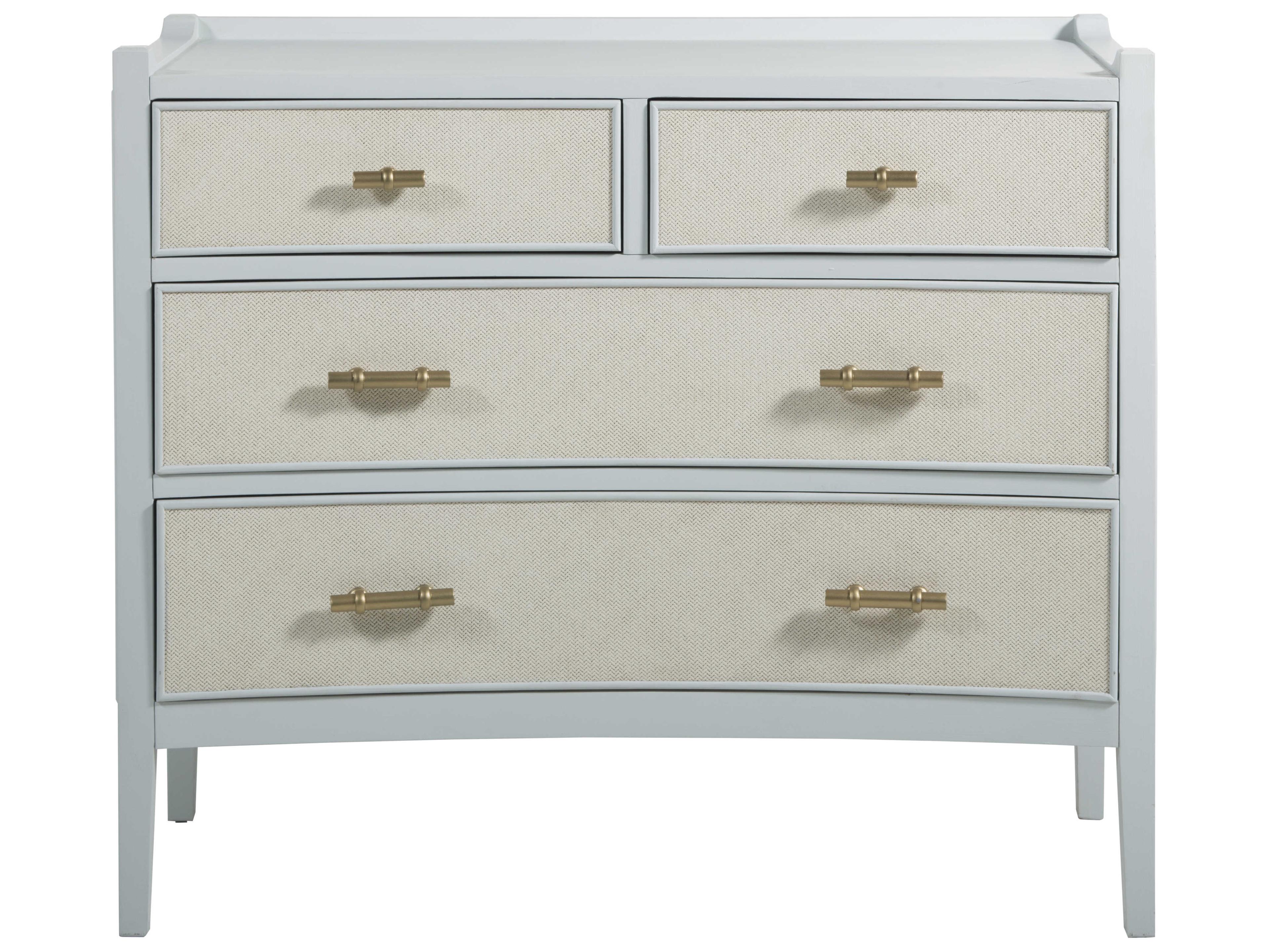 Gabby Jane 4-Drawers Blue Oak Wood Dresser