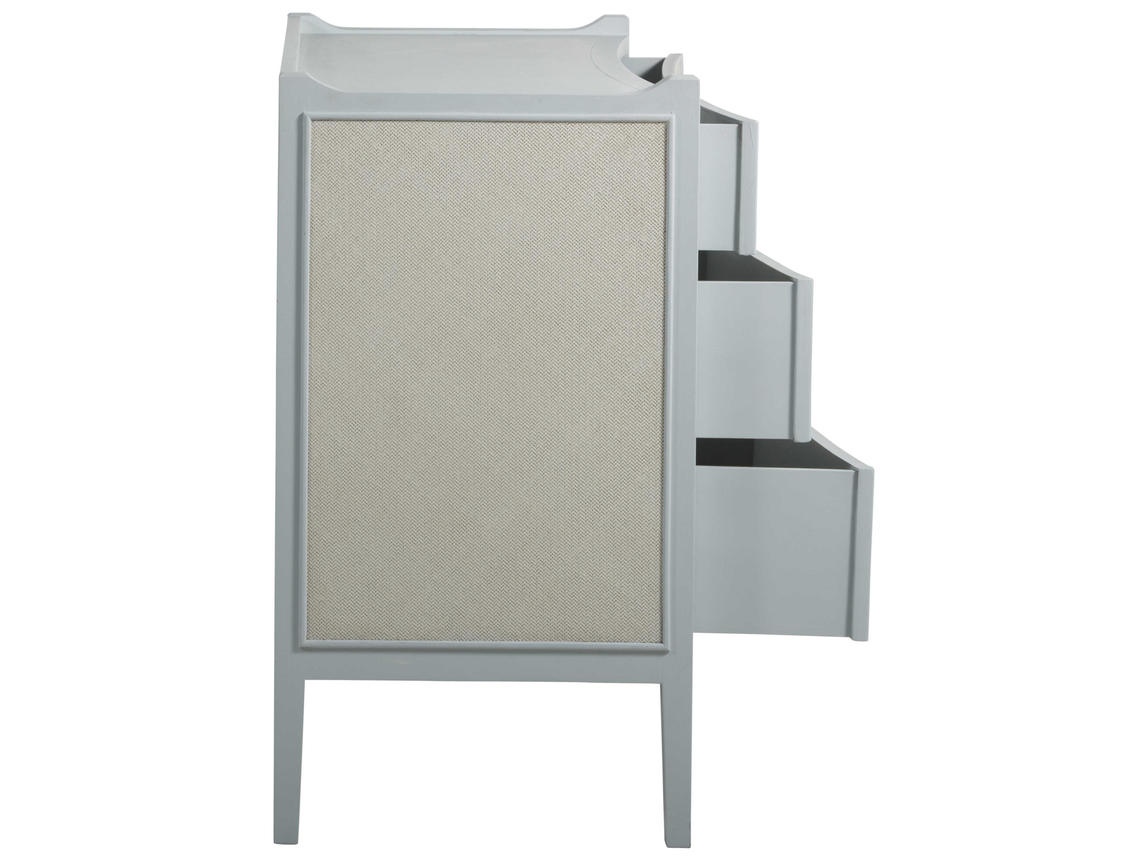 Gabby Jane 4-Drawers Blue Oak Wood Dresser