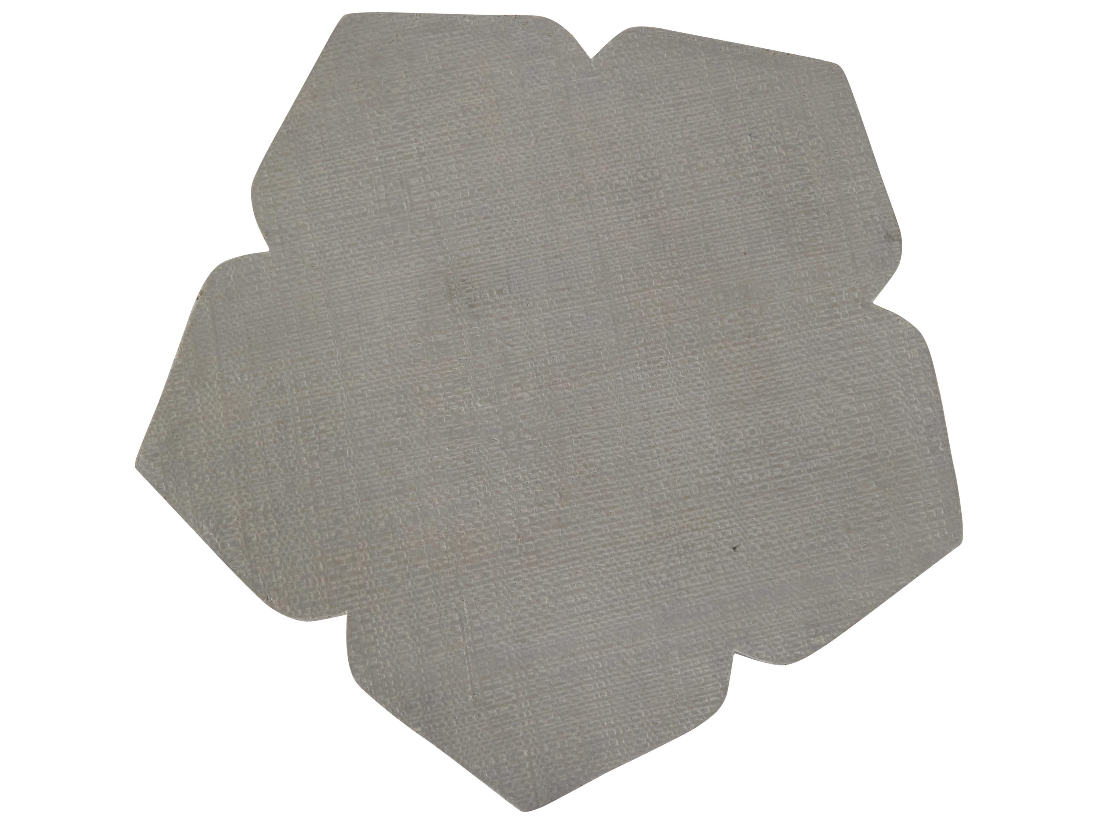 Gabby Mina White Seagrass End Table