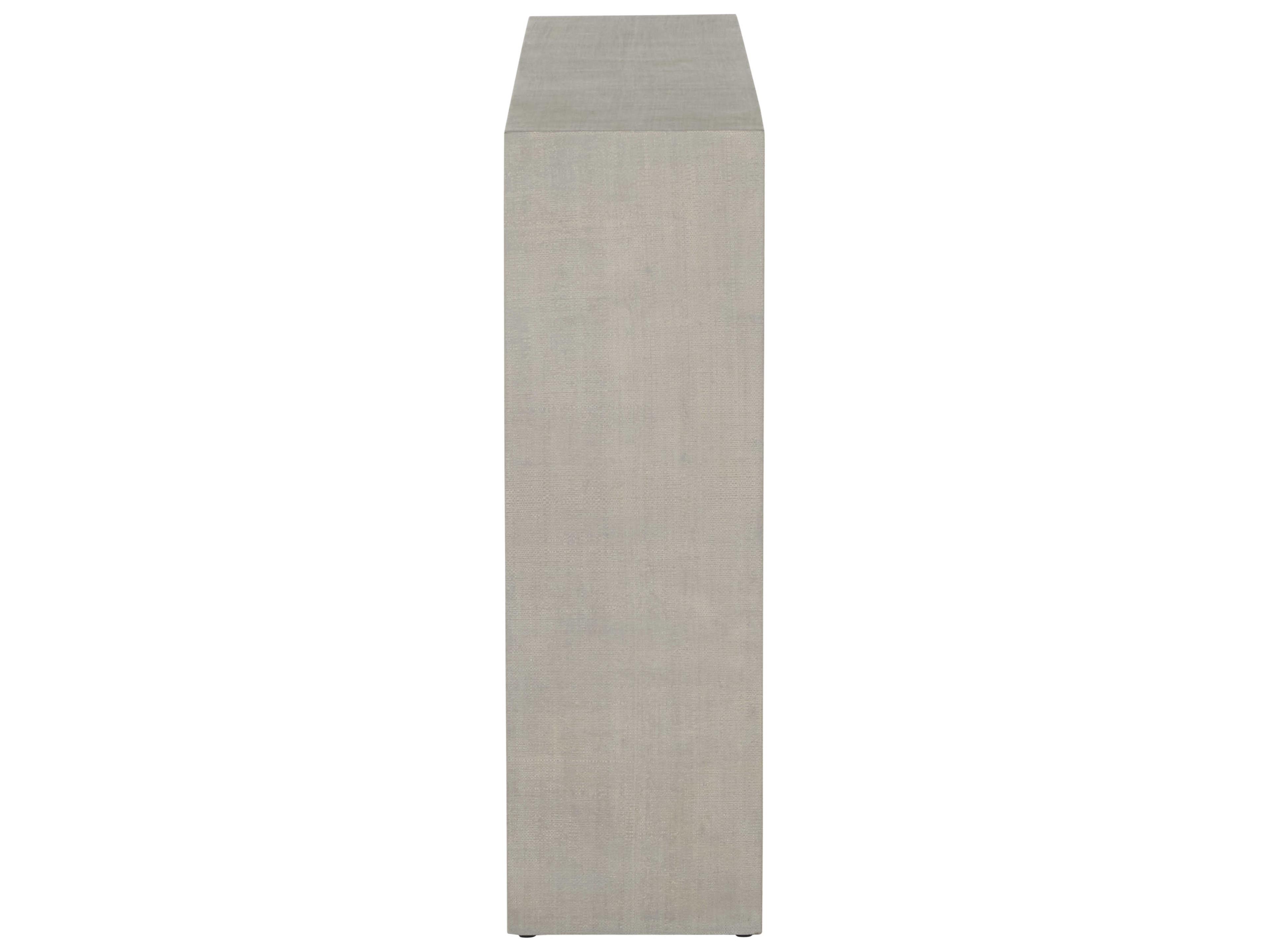 Gabby Dorry Rectangular White Seagrass Console Table