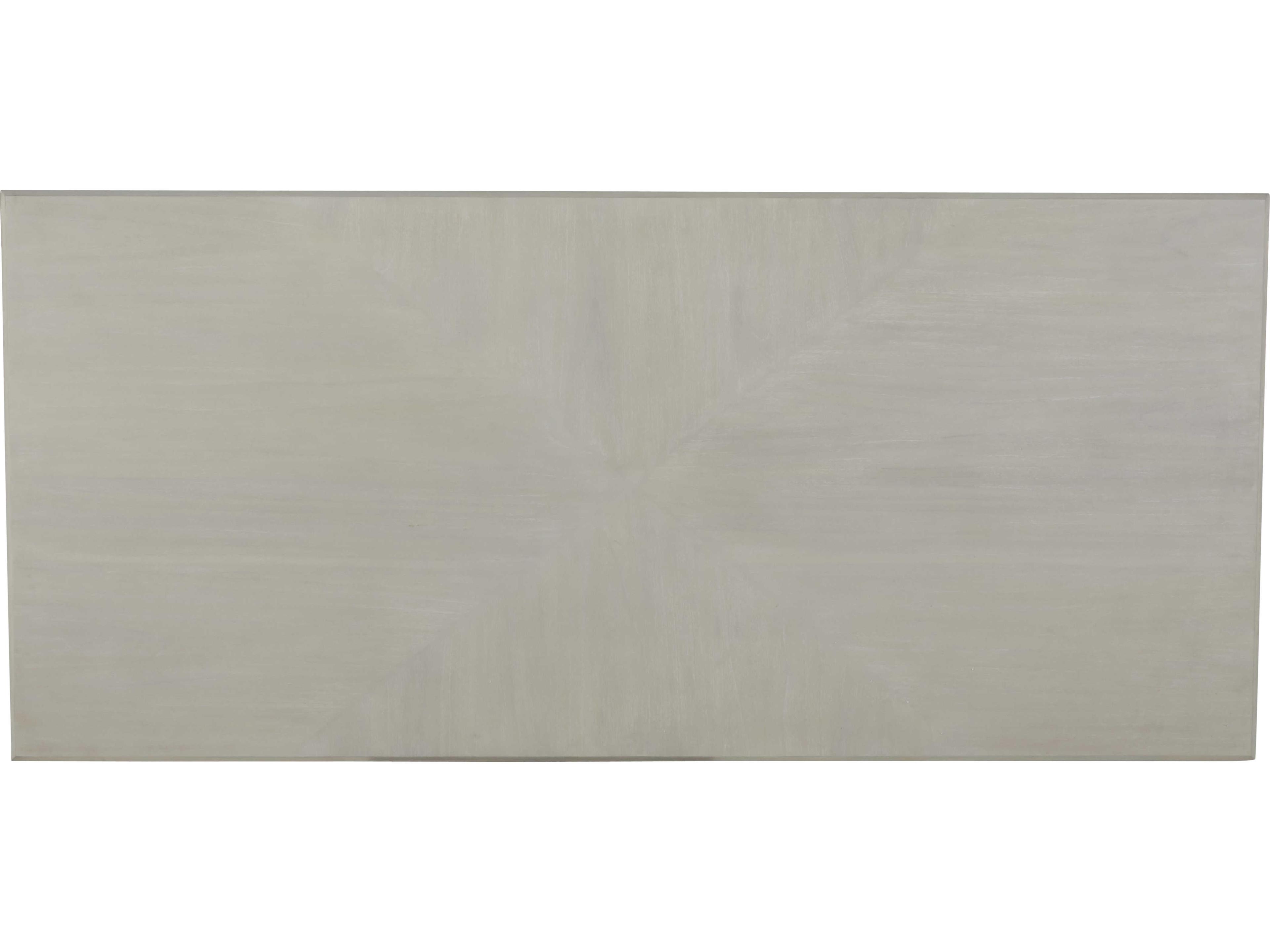 Gabby Ferris Rectangular Wood Cerused White Gold Dining Table