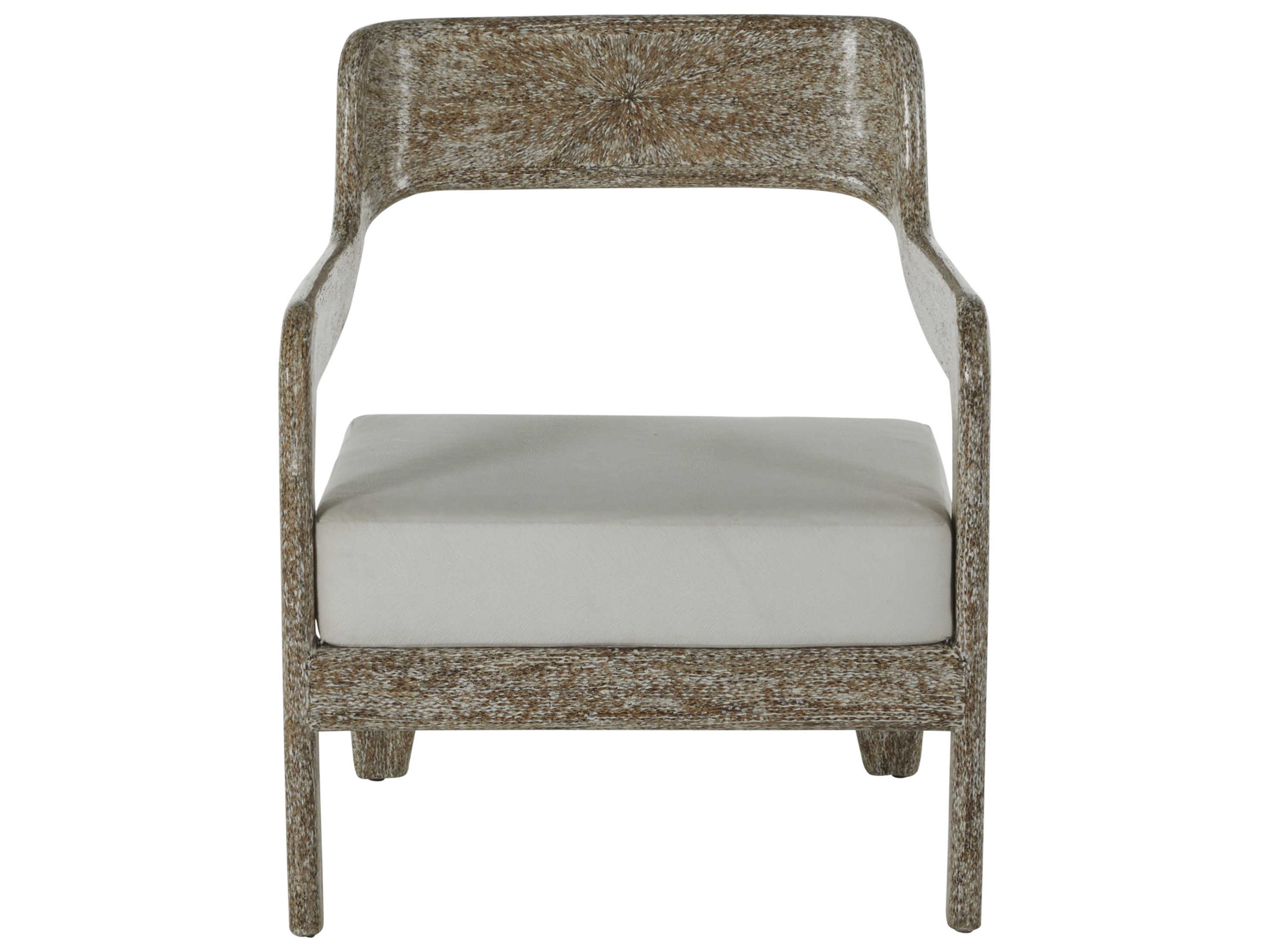 Gabby Raya Brown Fabric Accent Chair