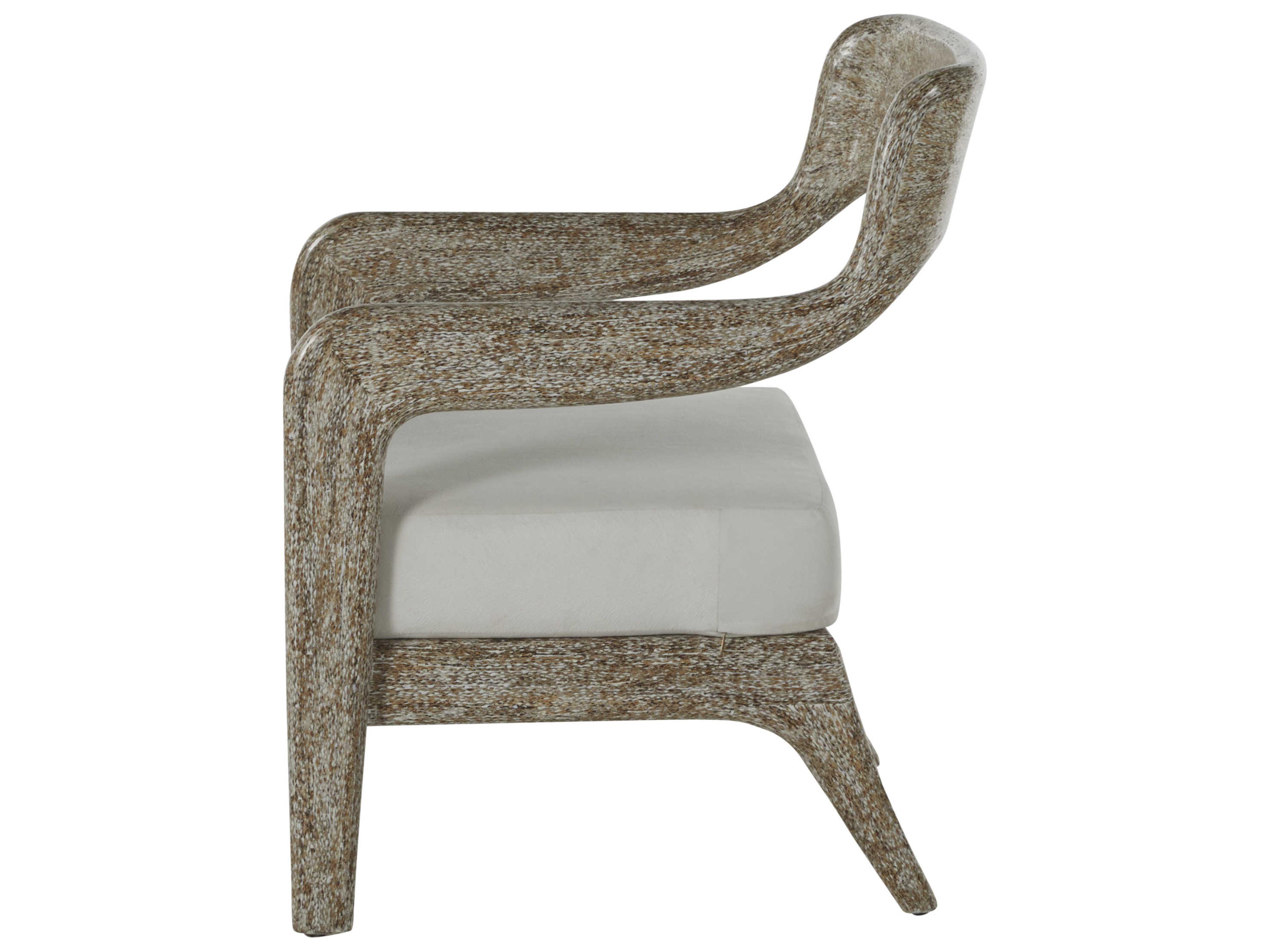 Gabby Raya Brown Fabric Accent Chair