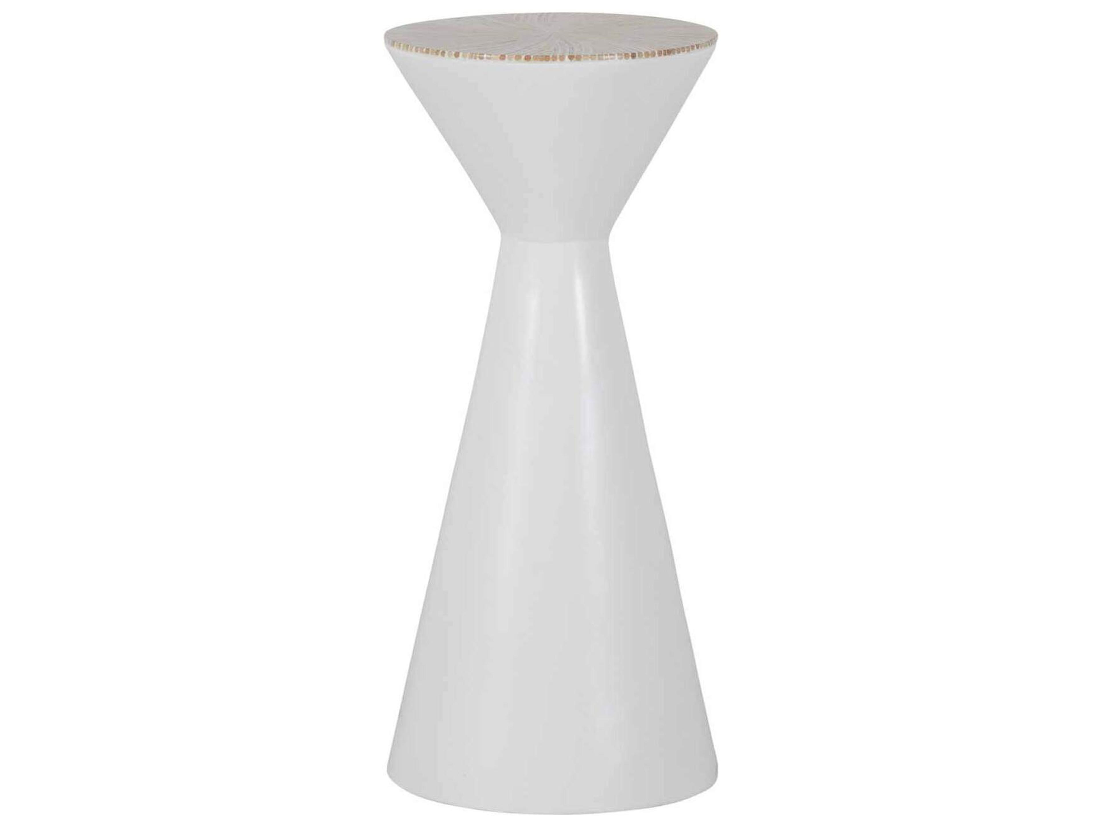 Gabby Essie Round Wicker End Table
