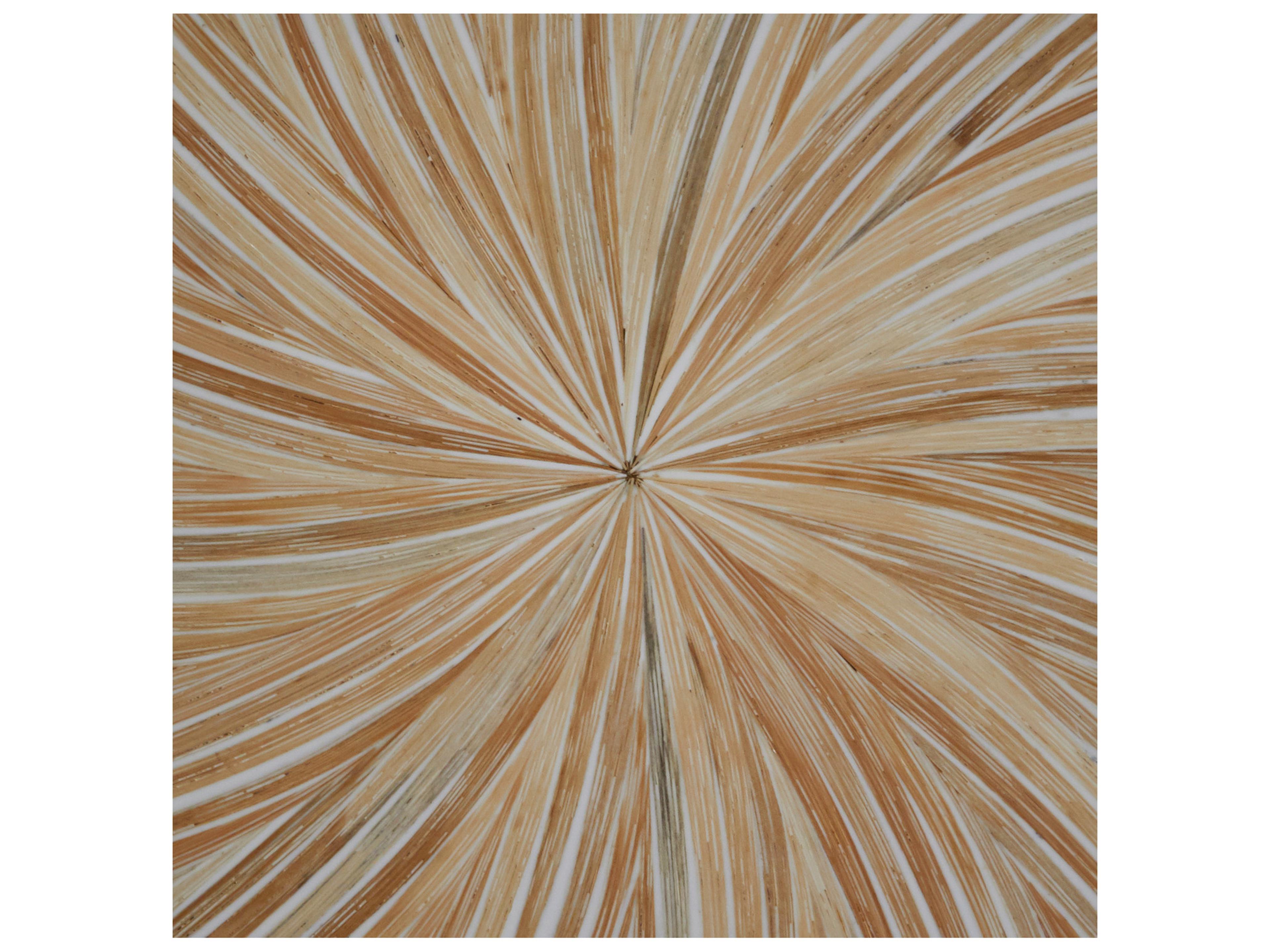 Gabby Essie Round Wicker End Table