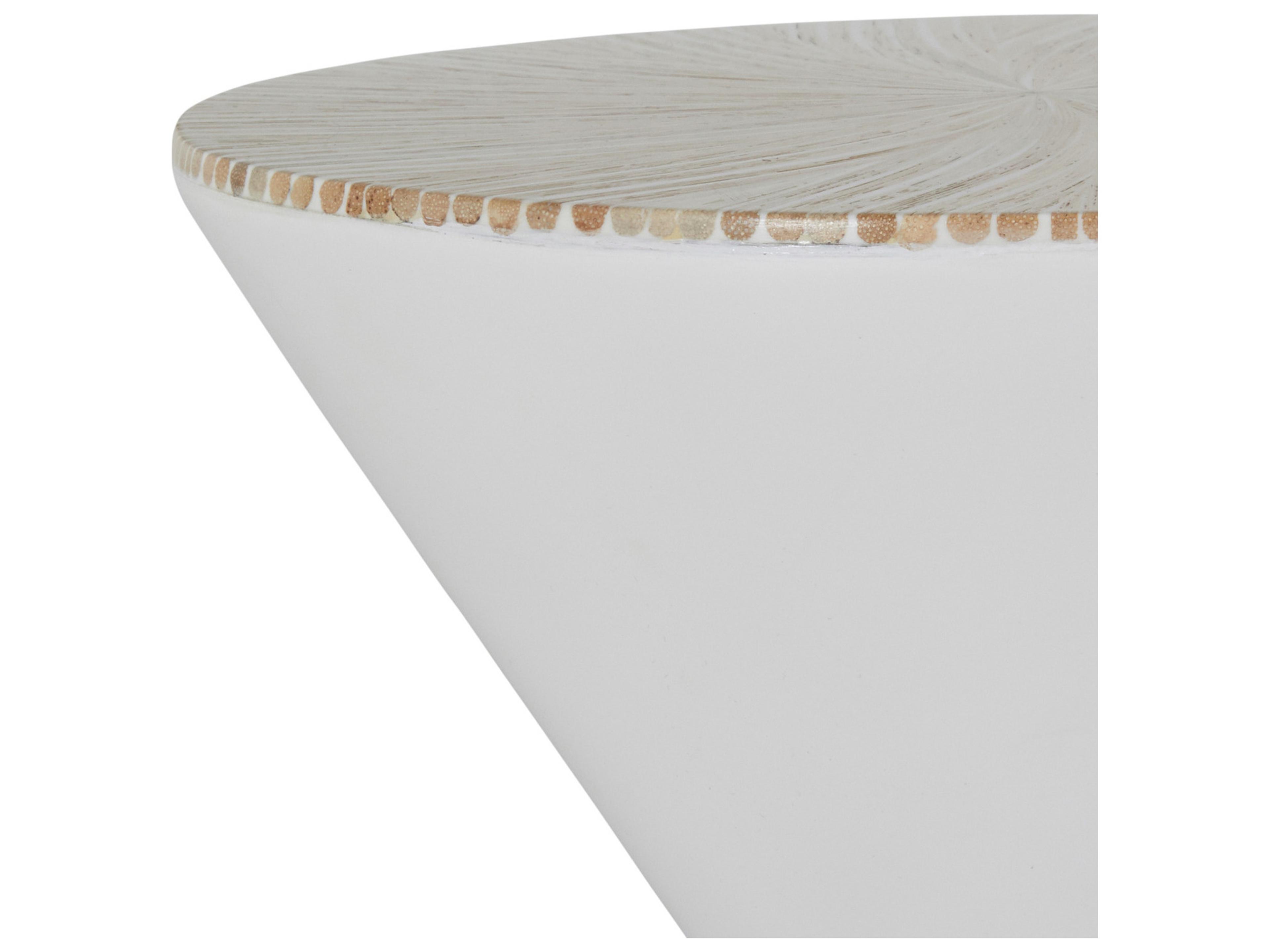 Gabby Essie Round Wicker End Table